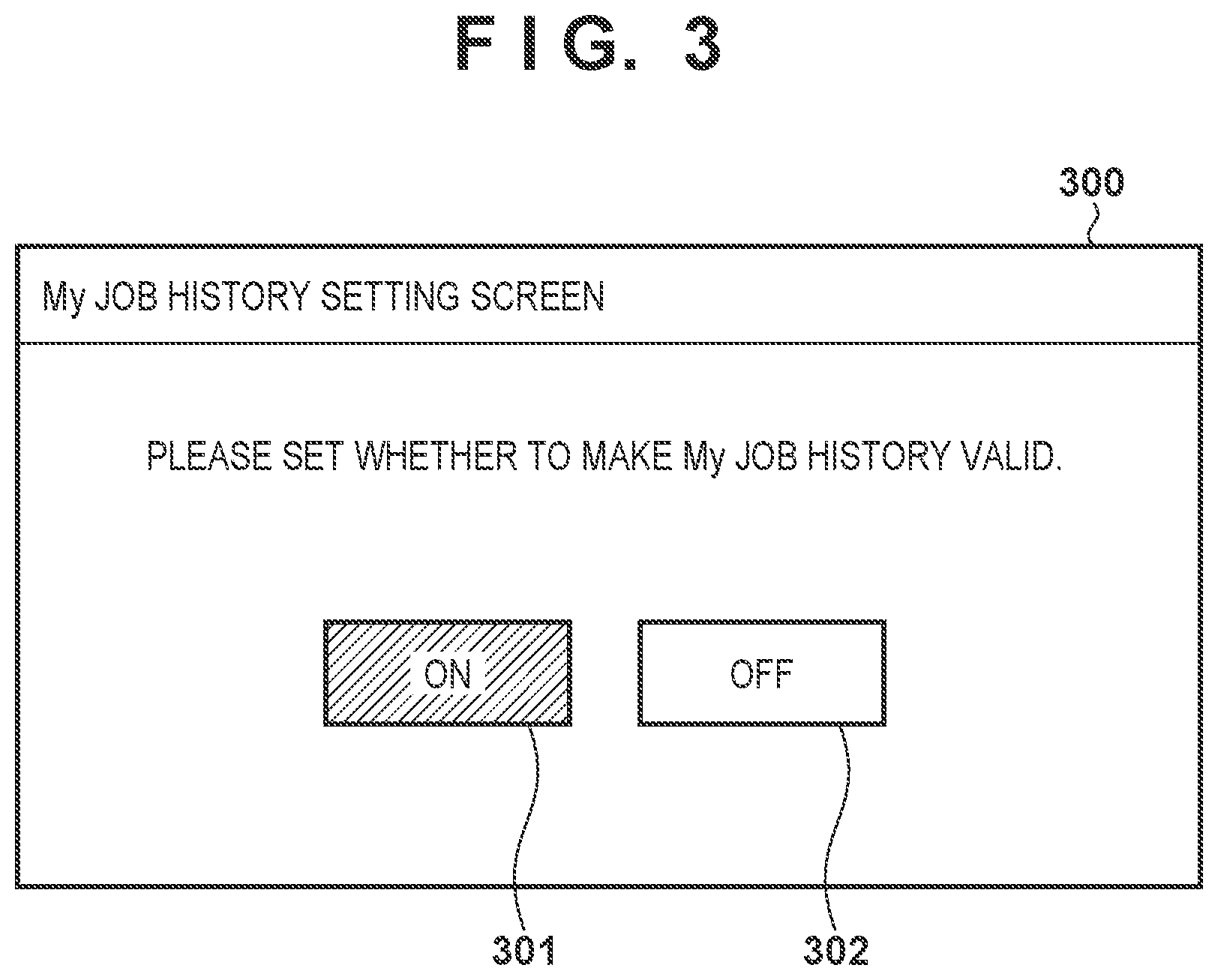 Patent US11775227 Figure 3 – Job processing apparatus that displays job history screen, control method for job processing apparatus, and non-transitory computer-readable storage medium