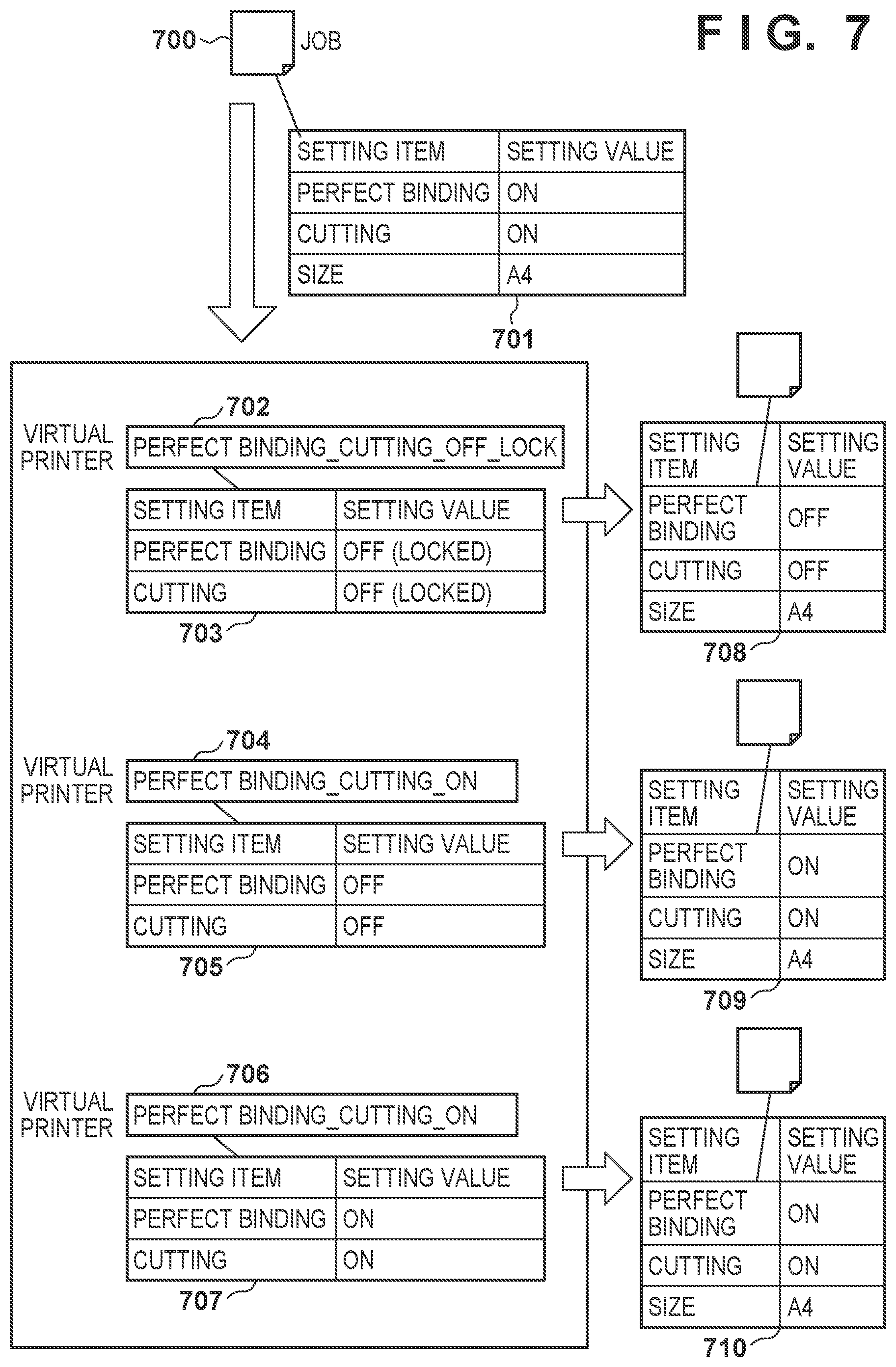 Patent US11775233 Figure 5 – Print control system, print control method, print control device, and media