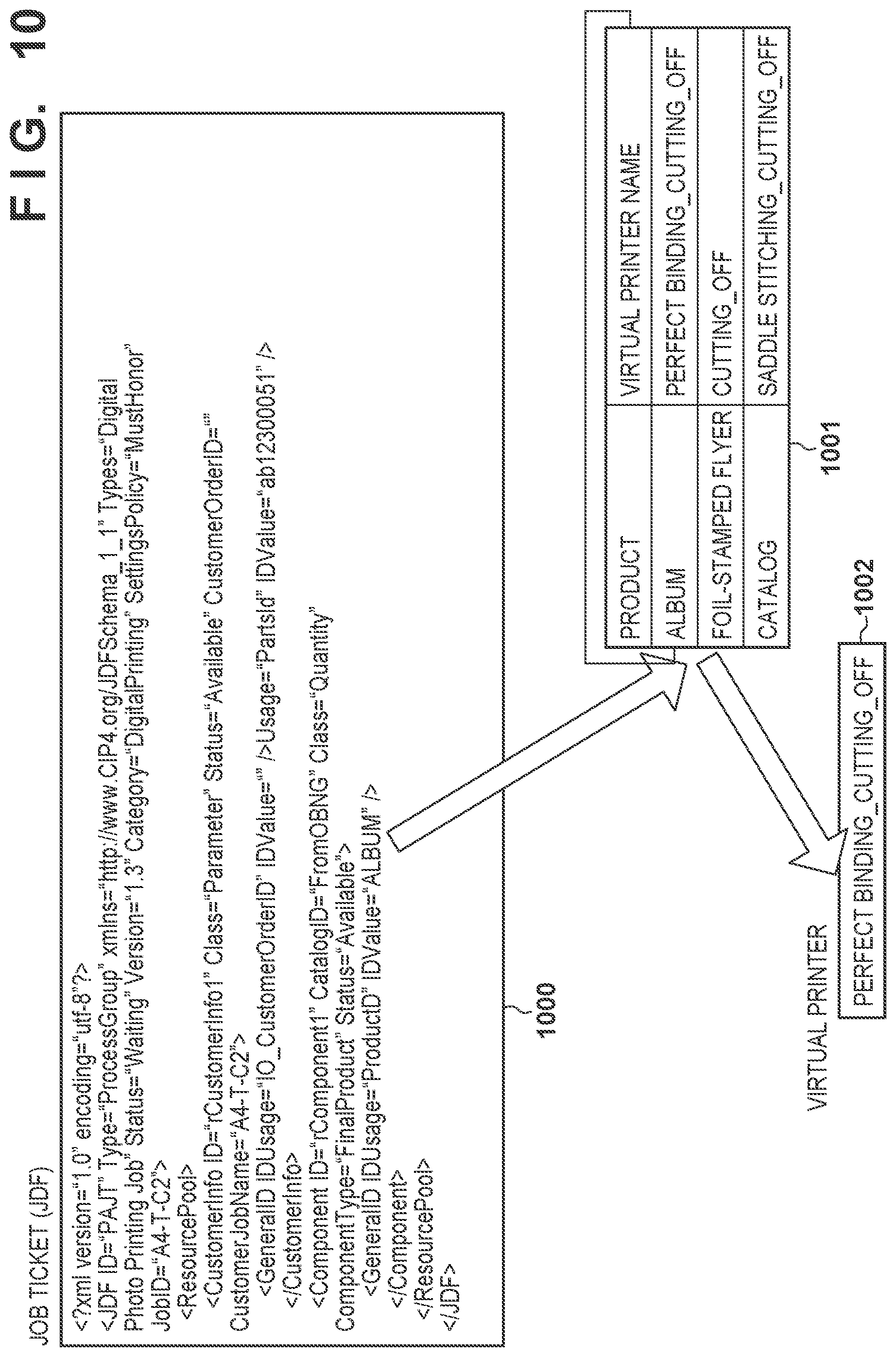 Patent US11775233 Figure 8 – Print control system, print control method, print control device, and media