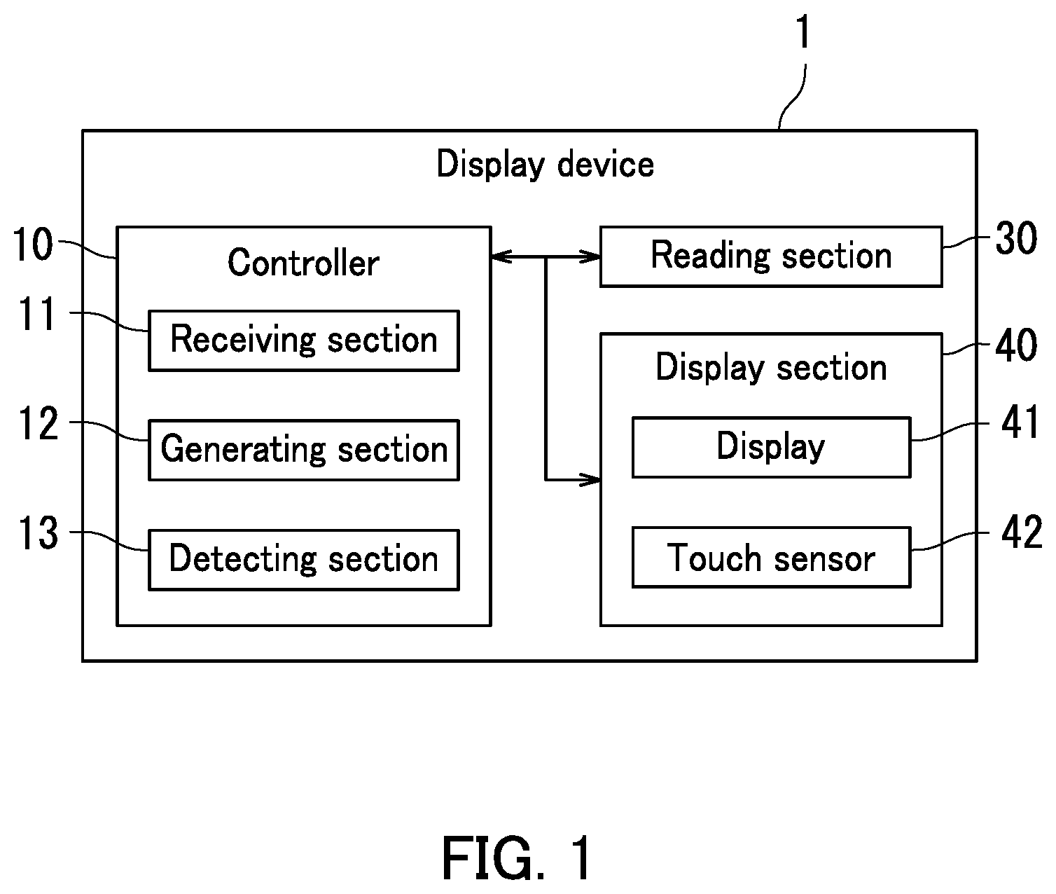Patent US11775237 Figure 1 – Display device capable of displaying preview image