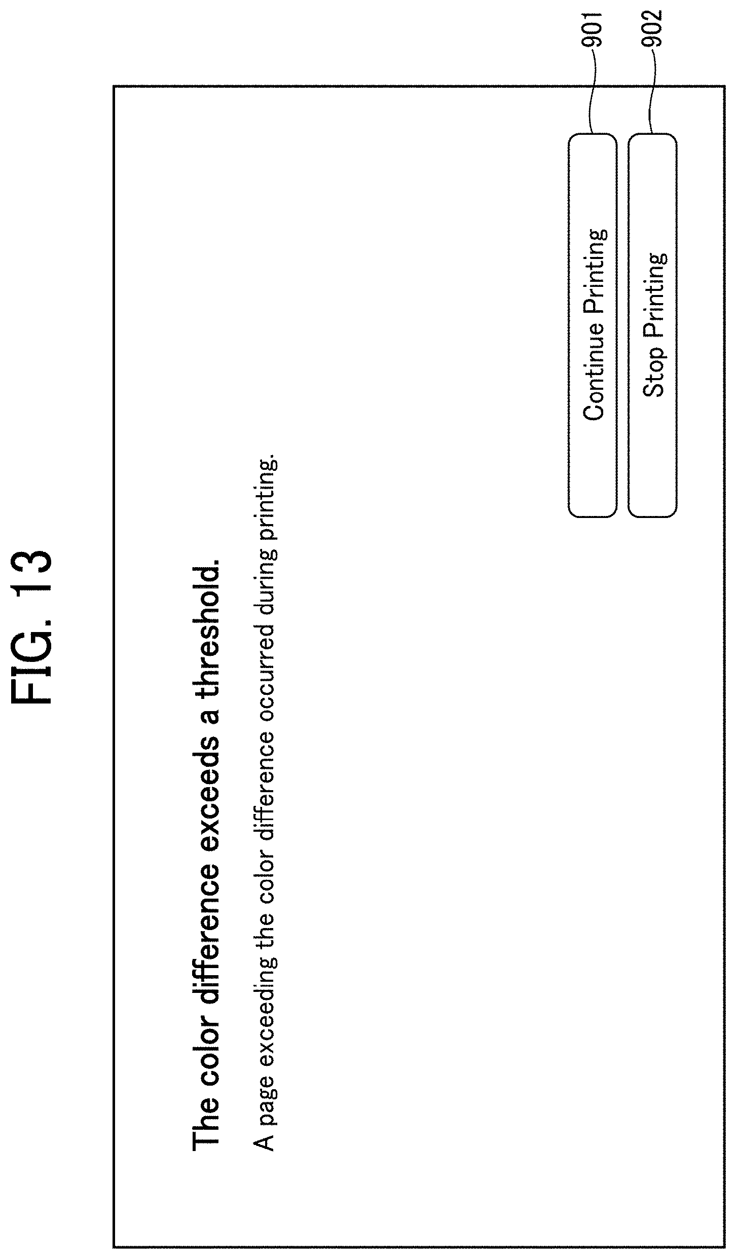 Patent US11775238 Figure 13 – Image forming apparatus, image forming system, and image forming method for color difference calculation