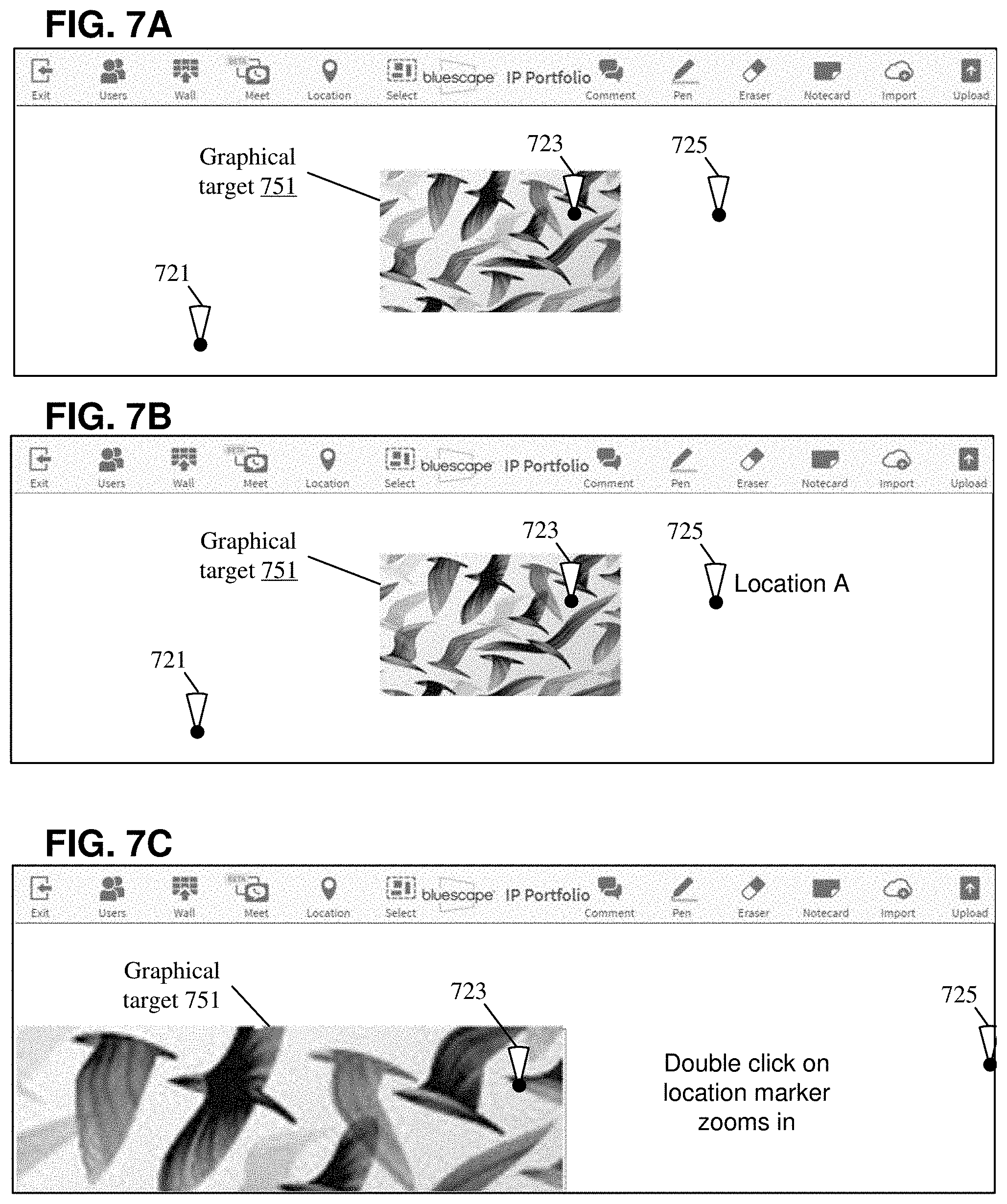 Patent US11775246 Figure 8 – Virtual workspace viewport following in collaboration systems