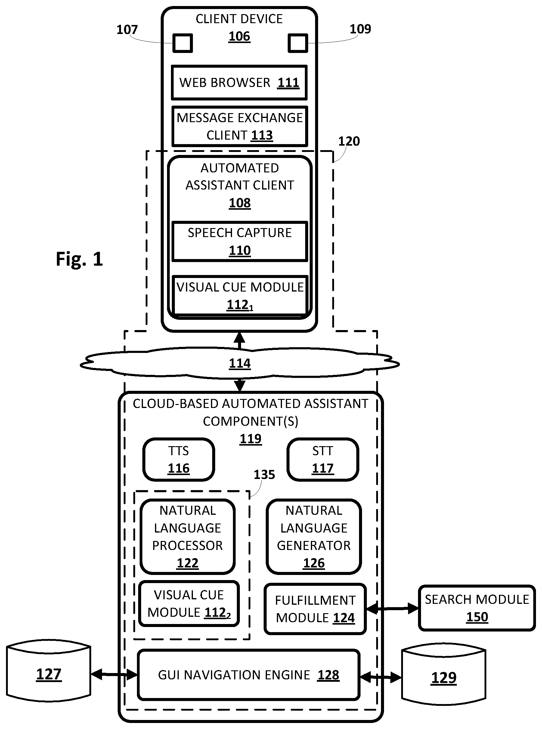 Patent US11775254 Figure 1 – Analyzing graphical user interfaces to facilitate automatic interaction