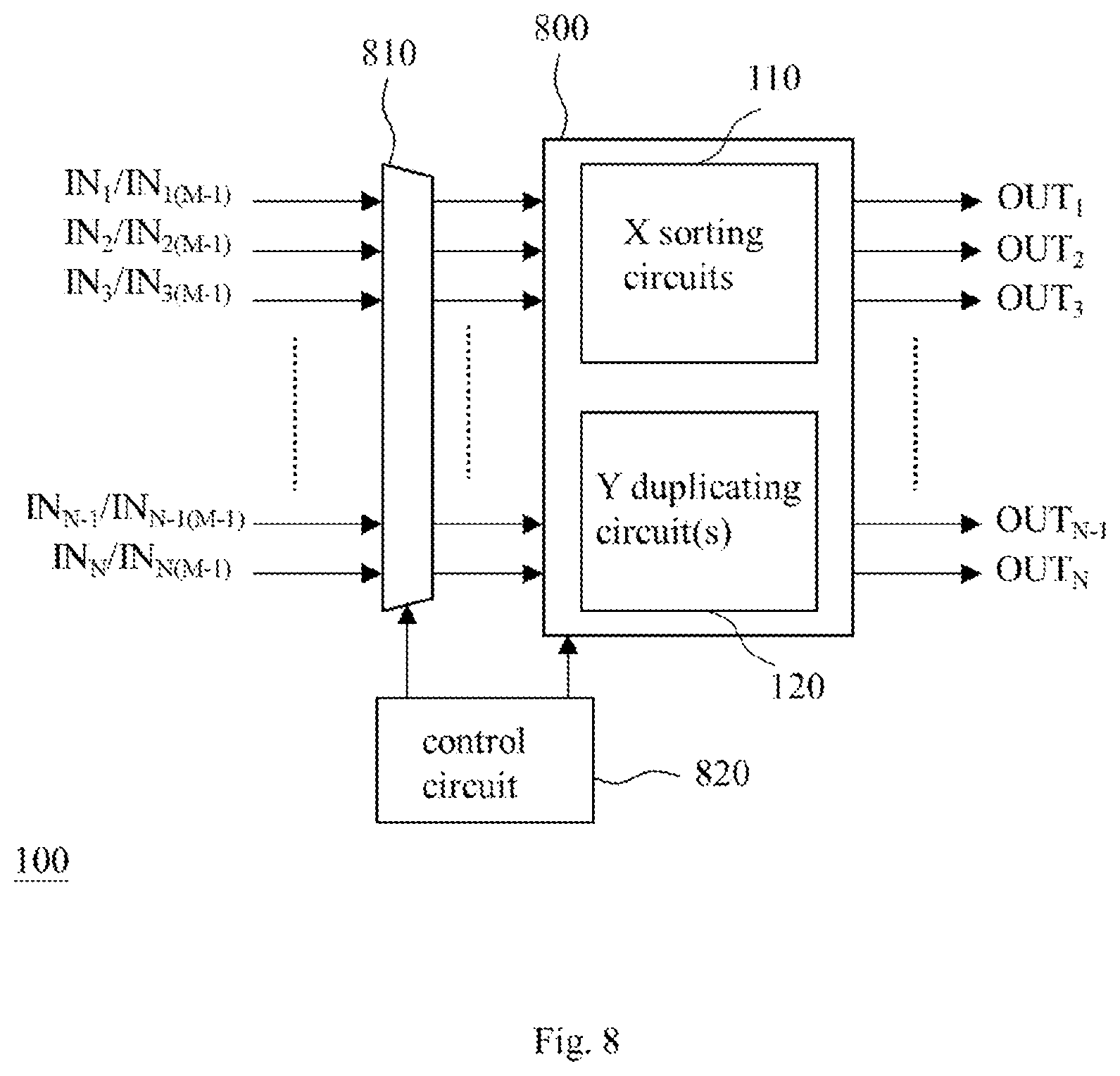 Patent US11775255 Figure 8 – Sorting device