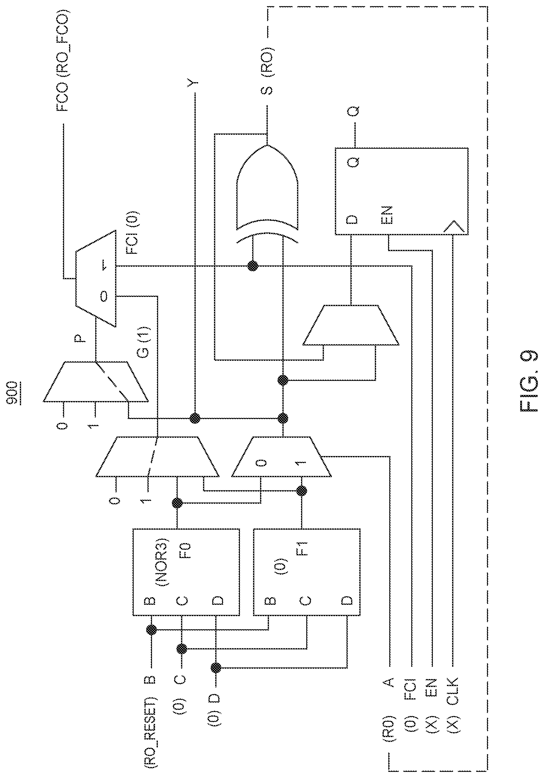 Patent US11775259 Figure 8 – Random number generator