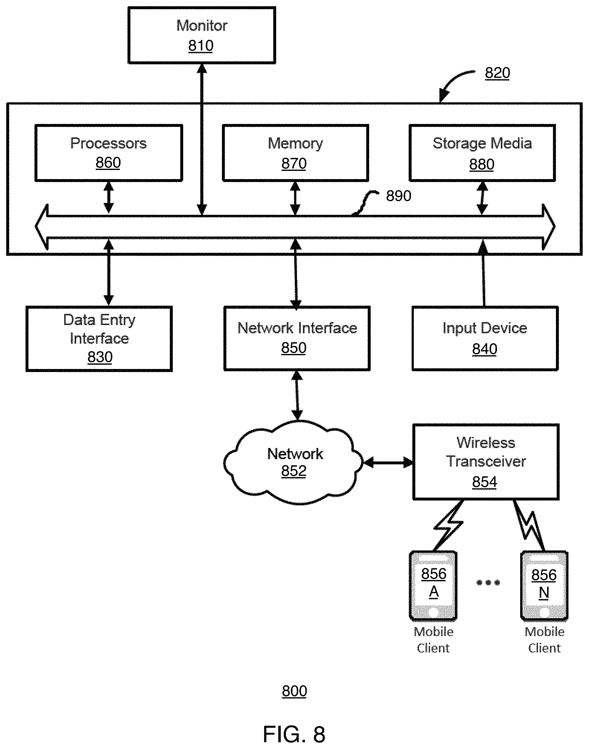 Patent US11775261 Figure 8 – Dynamic process model palette