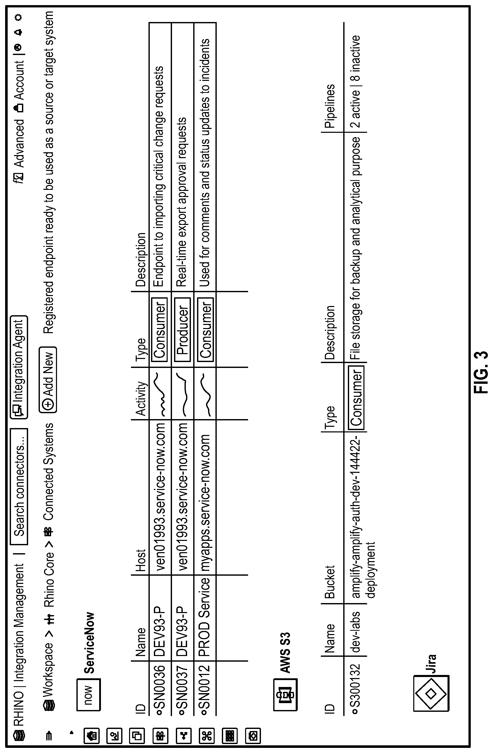 Patent US11775276 Figure 3 – Methods and systems for application integration and macrosystem aware integration