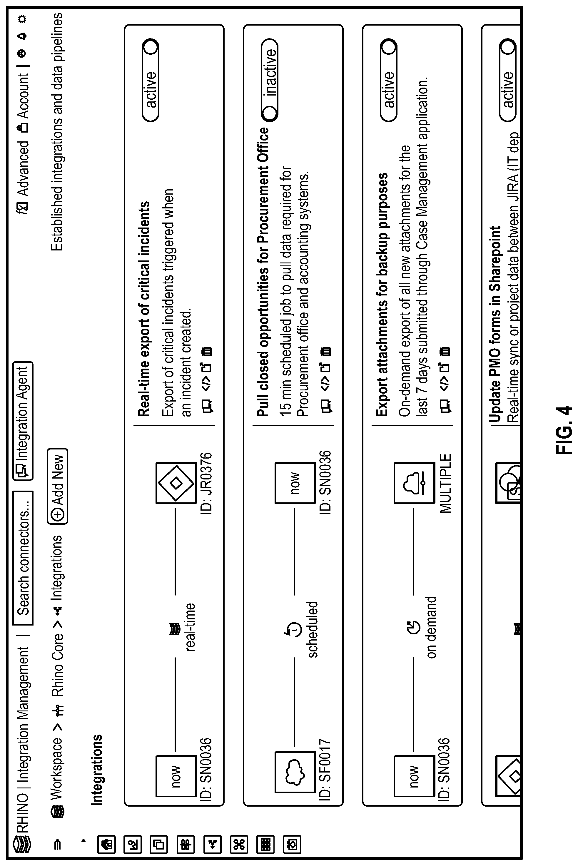 Patent US11775276 Figure 4 – Methods and systems for application integration and macrosystem aware integration