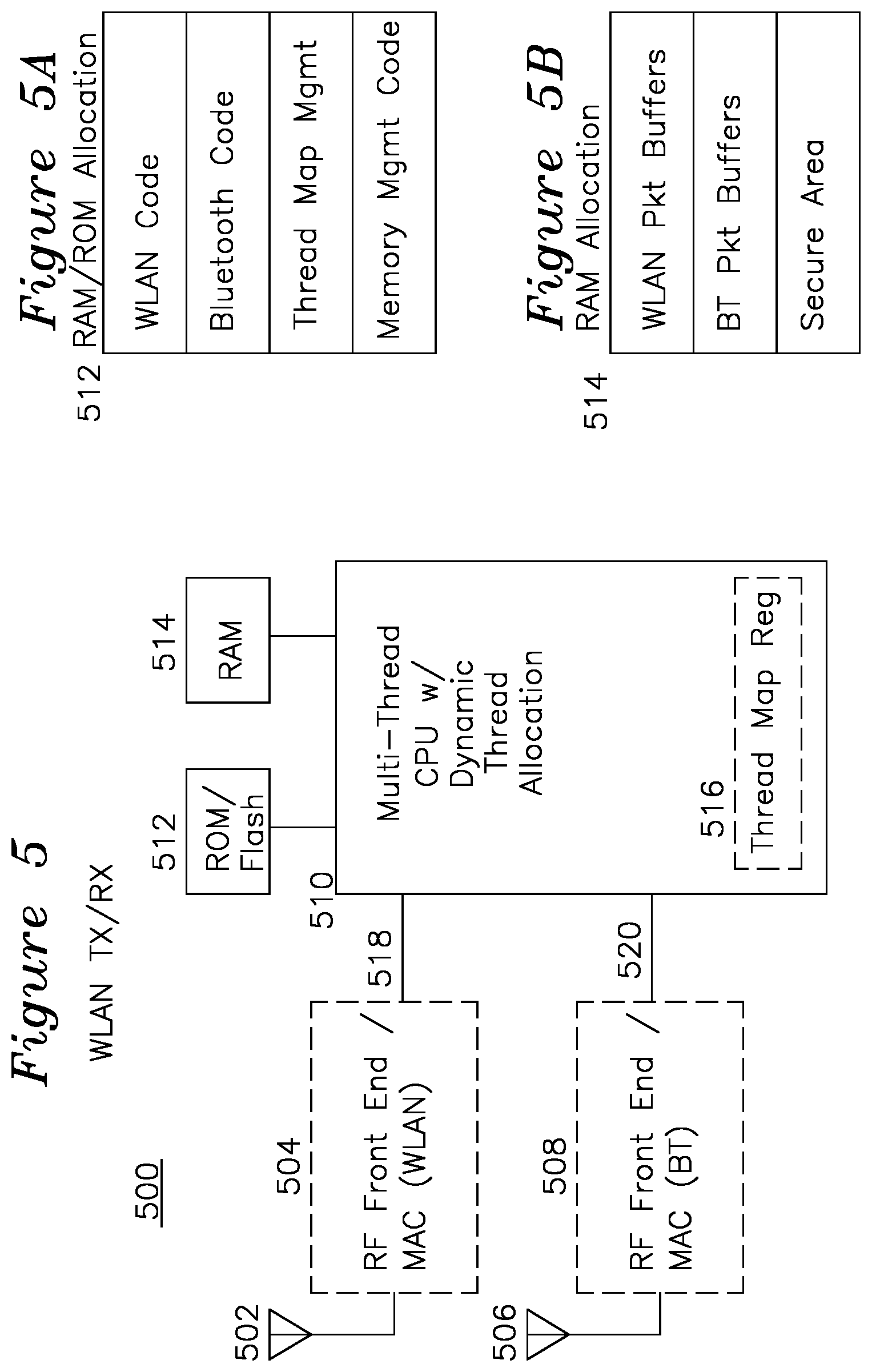 Patent US11775306 Figure 4 – Multi-threaded processor with thread granularity