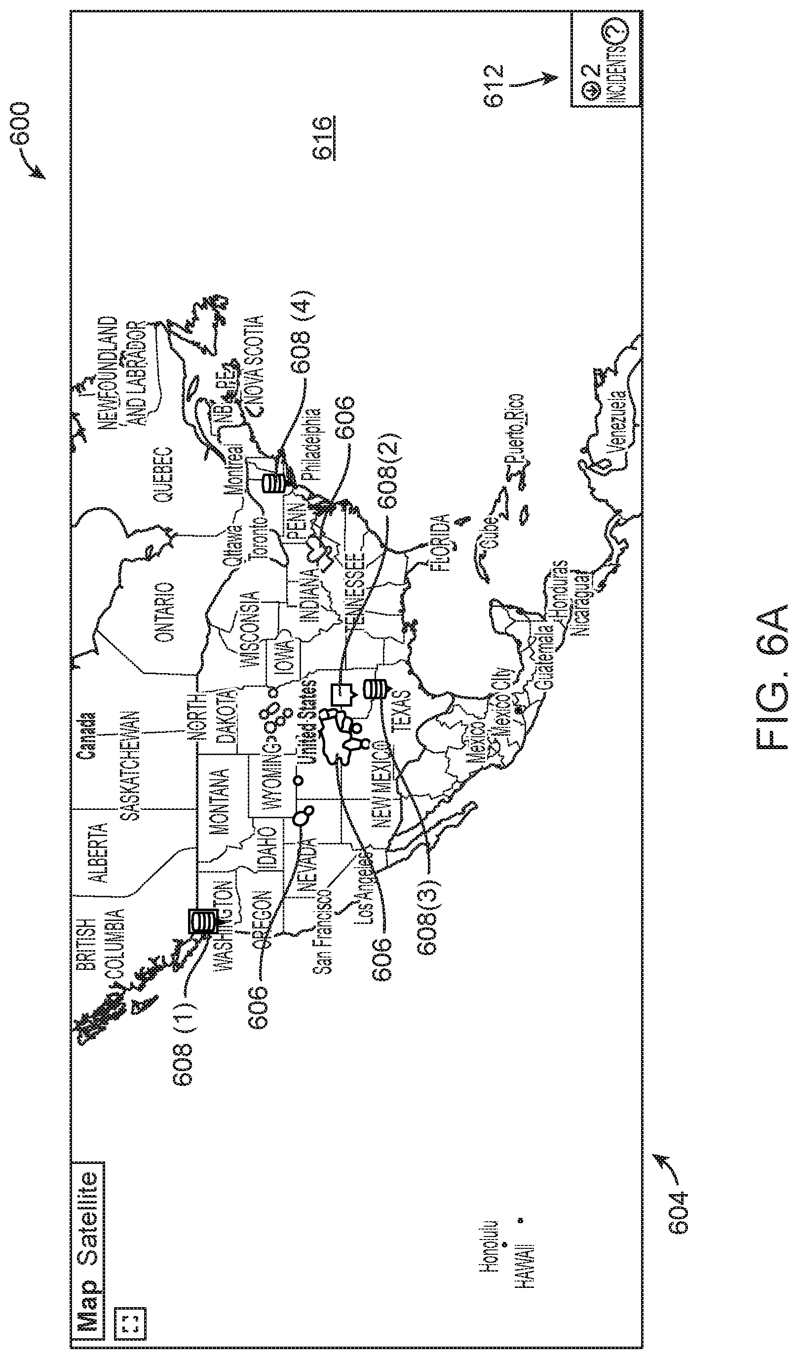 Patent US11775323 Figure 6 – Analytics dashboards for critical event management software systems, and related software