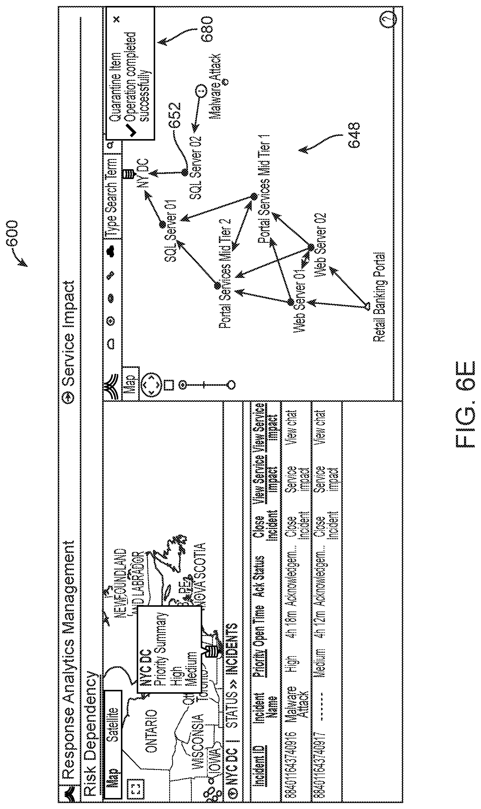 Patent US11775323 Figure 10 – Analytics dashboards for critical event management software systems, and related software