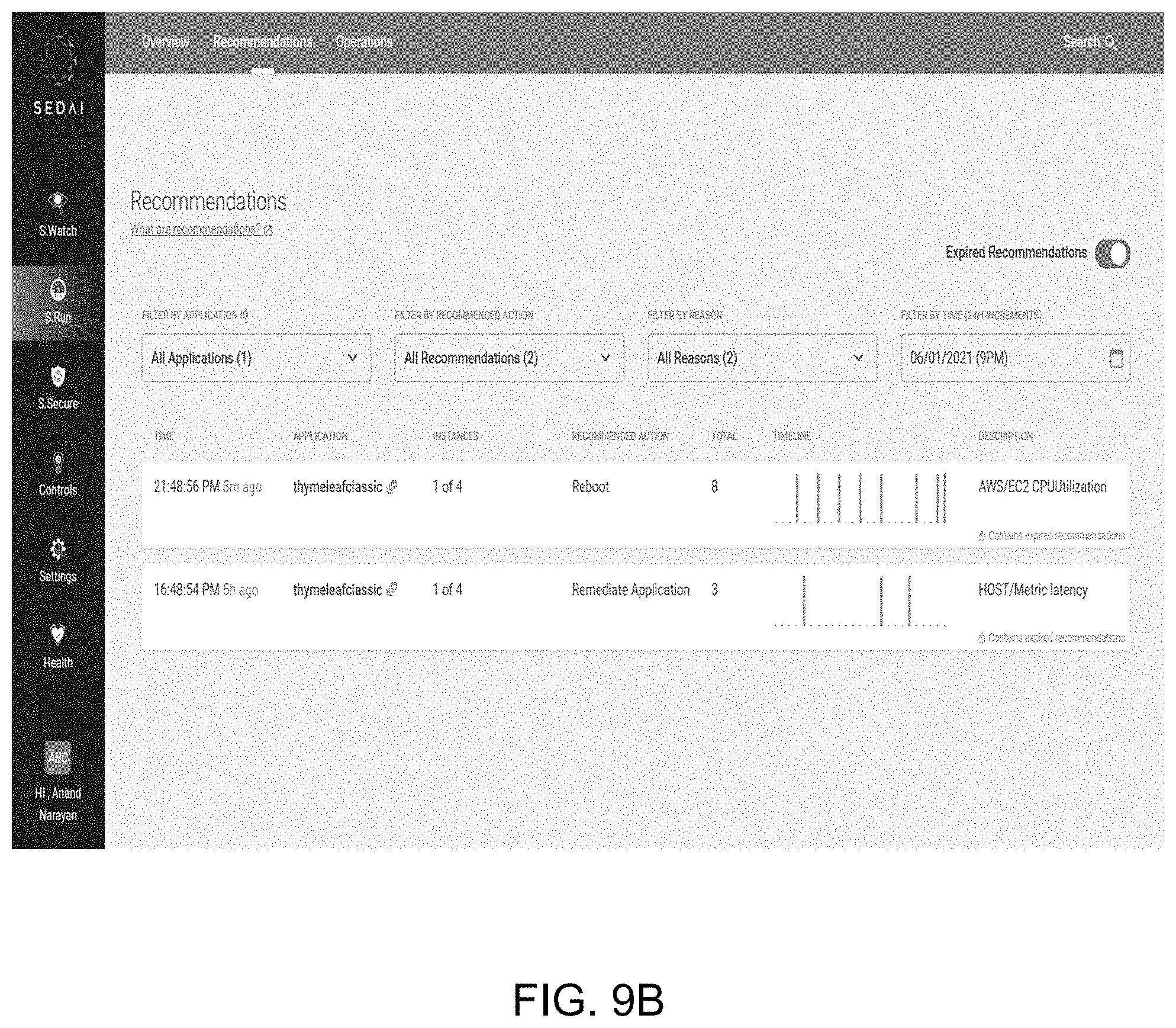 Patent US11775346 Figure 13 – Cloud management system with autonomous aberrant behavior detection