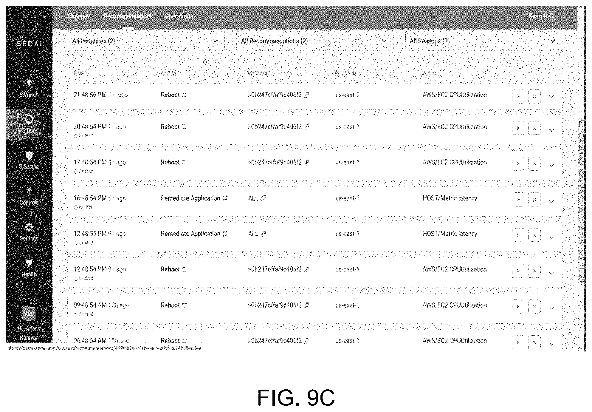 Patent US11775346 Figure 14 – Cloud management system with autonomous aberrant behavior detection