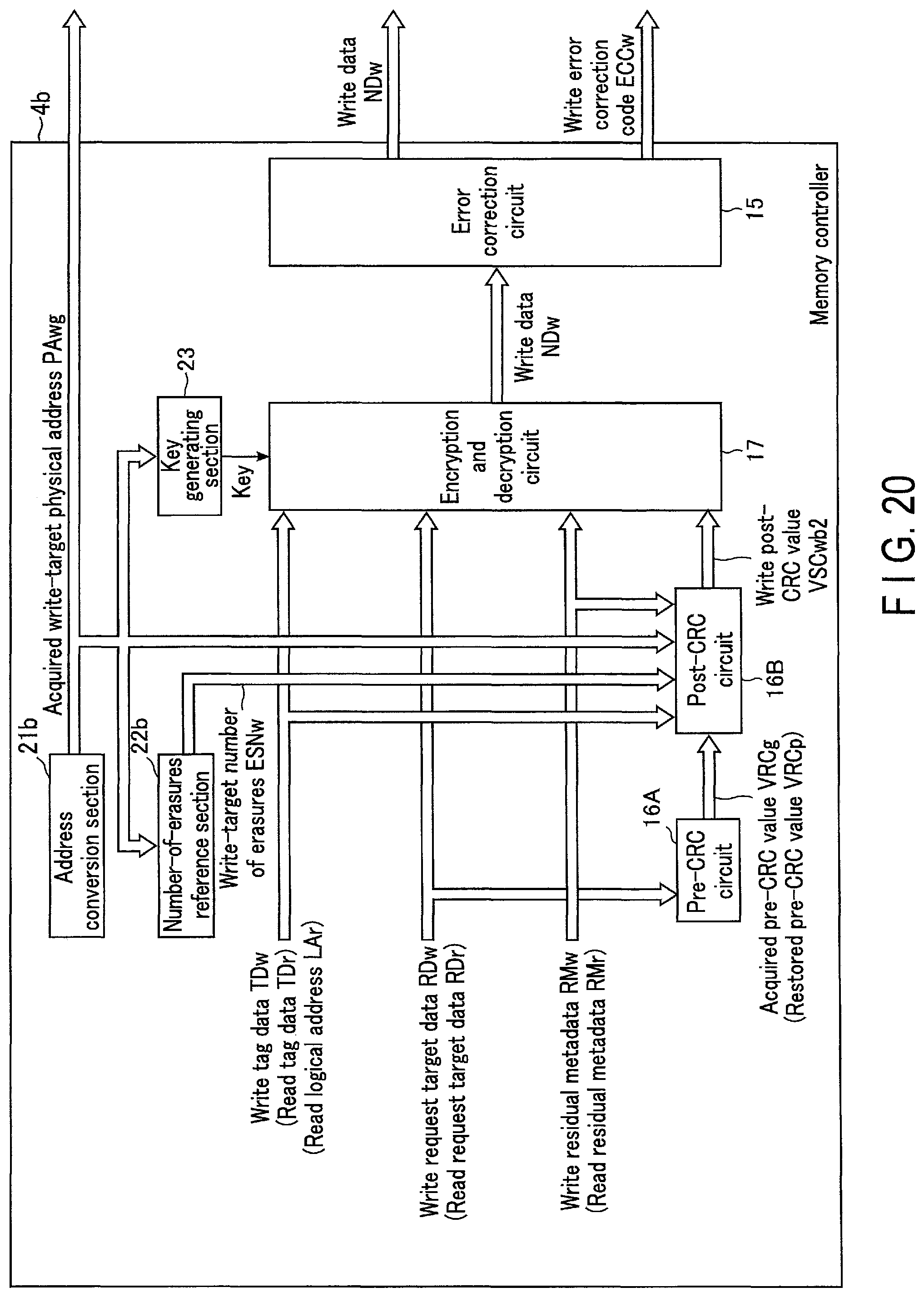Patent US11775384 Figure 20 – Memory system
