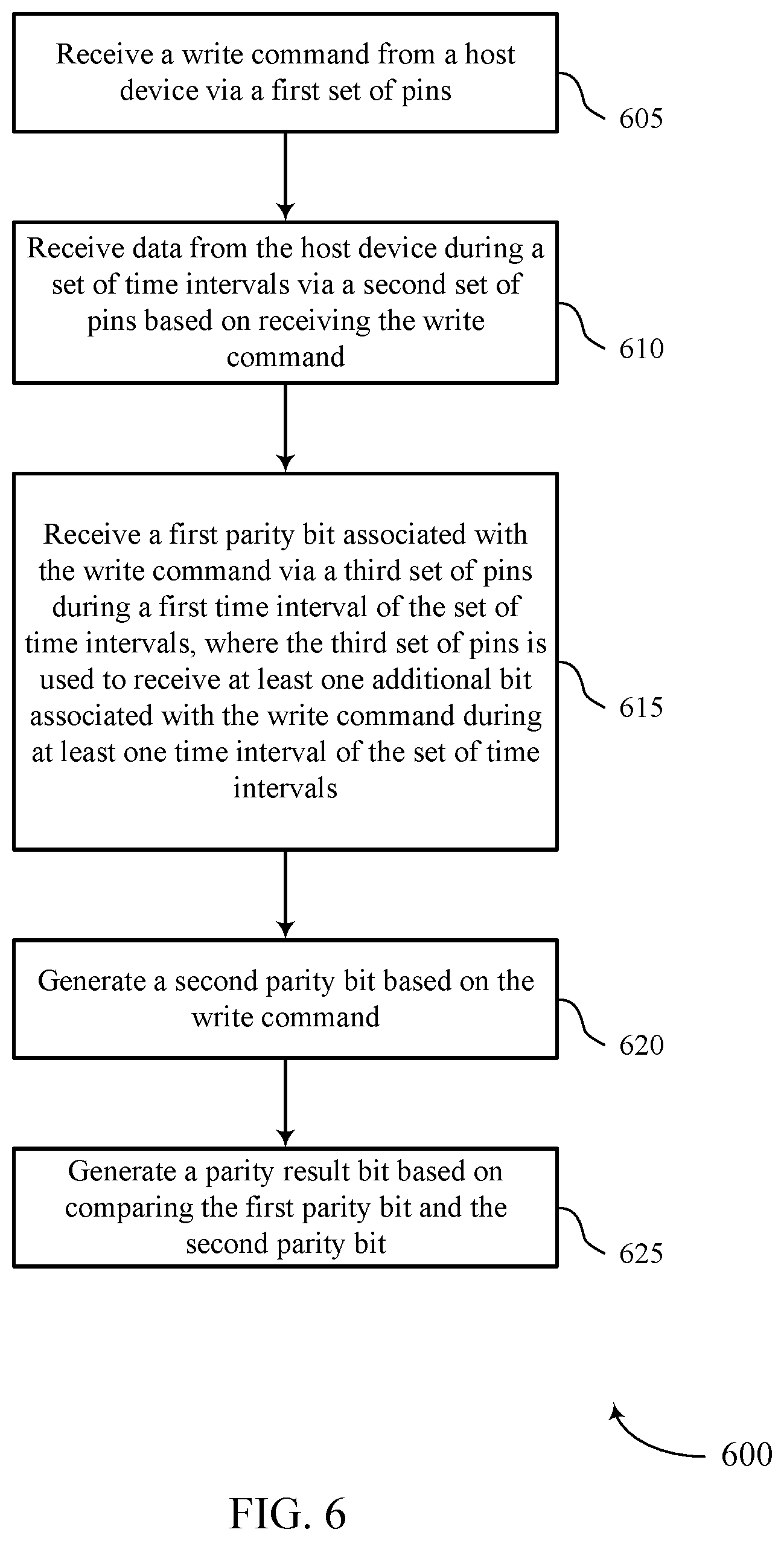 Patent US11775385 Figure 9 – Targeted command/address parity low lift