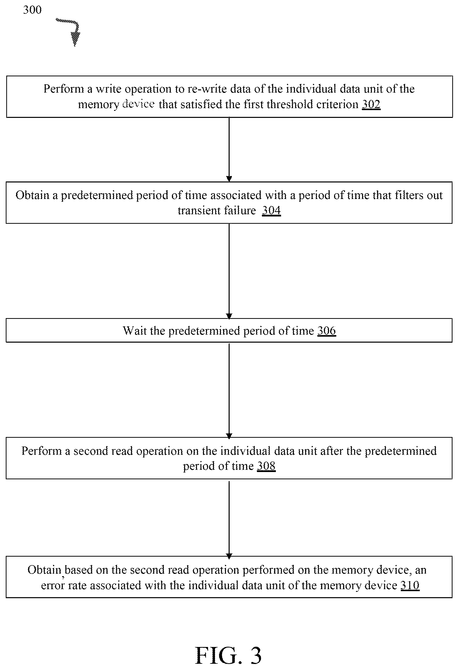 Patent US11775388 Figure 3 – Defect detection in memory based on active monitoring of read operations