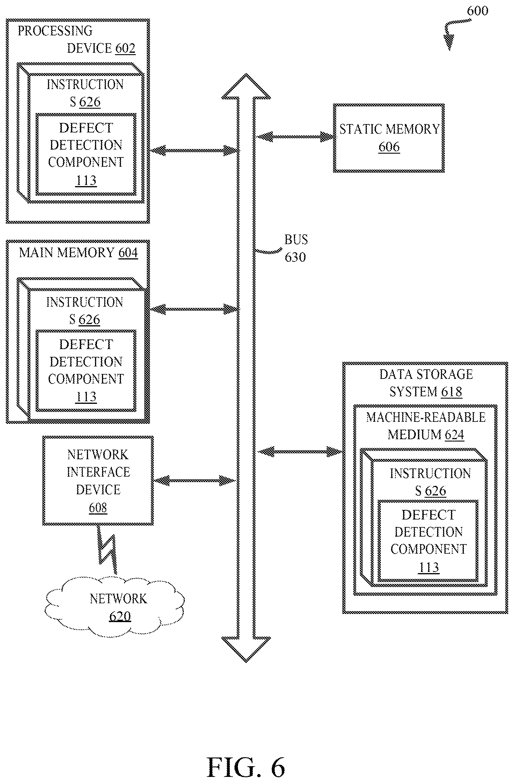 Patent US11775388 Figure 6 – Defect detection in memory based on active monitoring of read operations