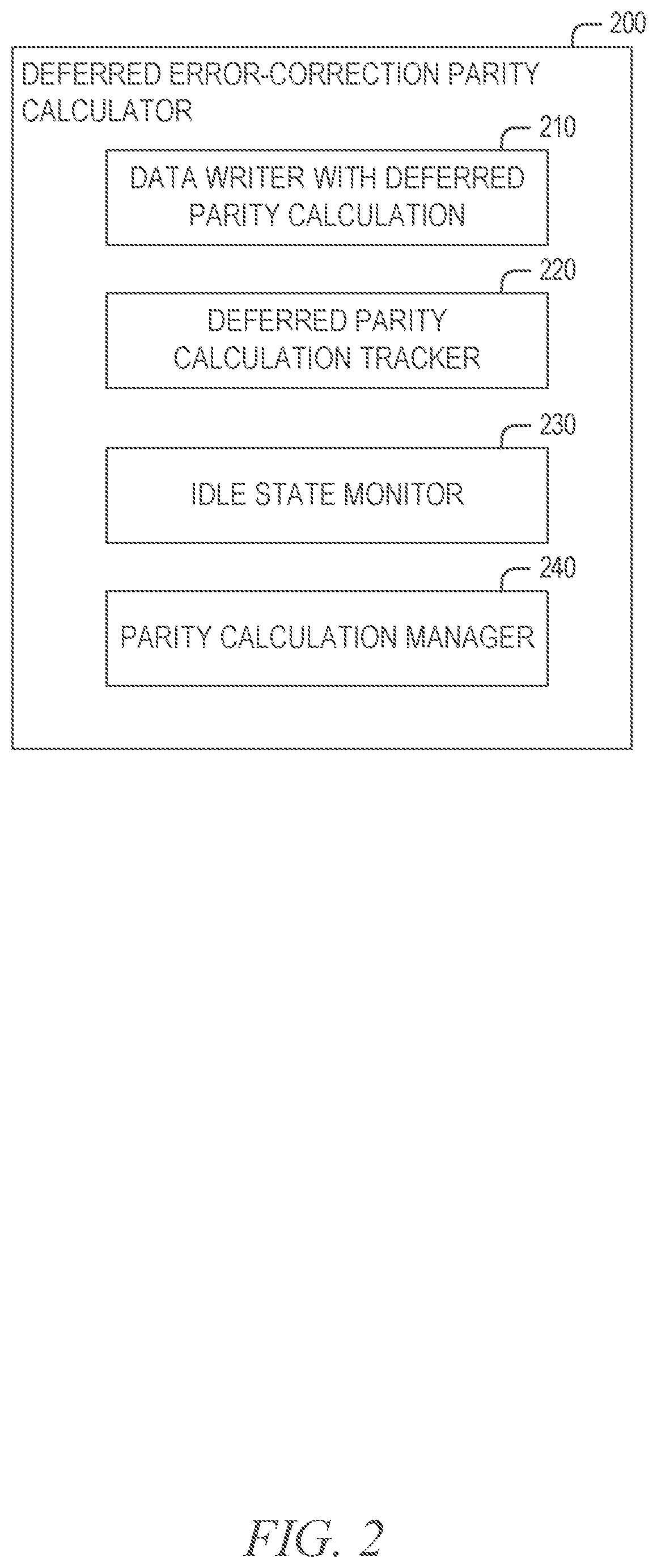 Patent US11775389 Figure 2 – Deferred error-correction parity calculations