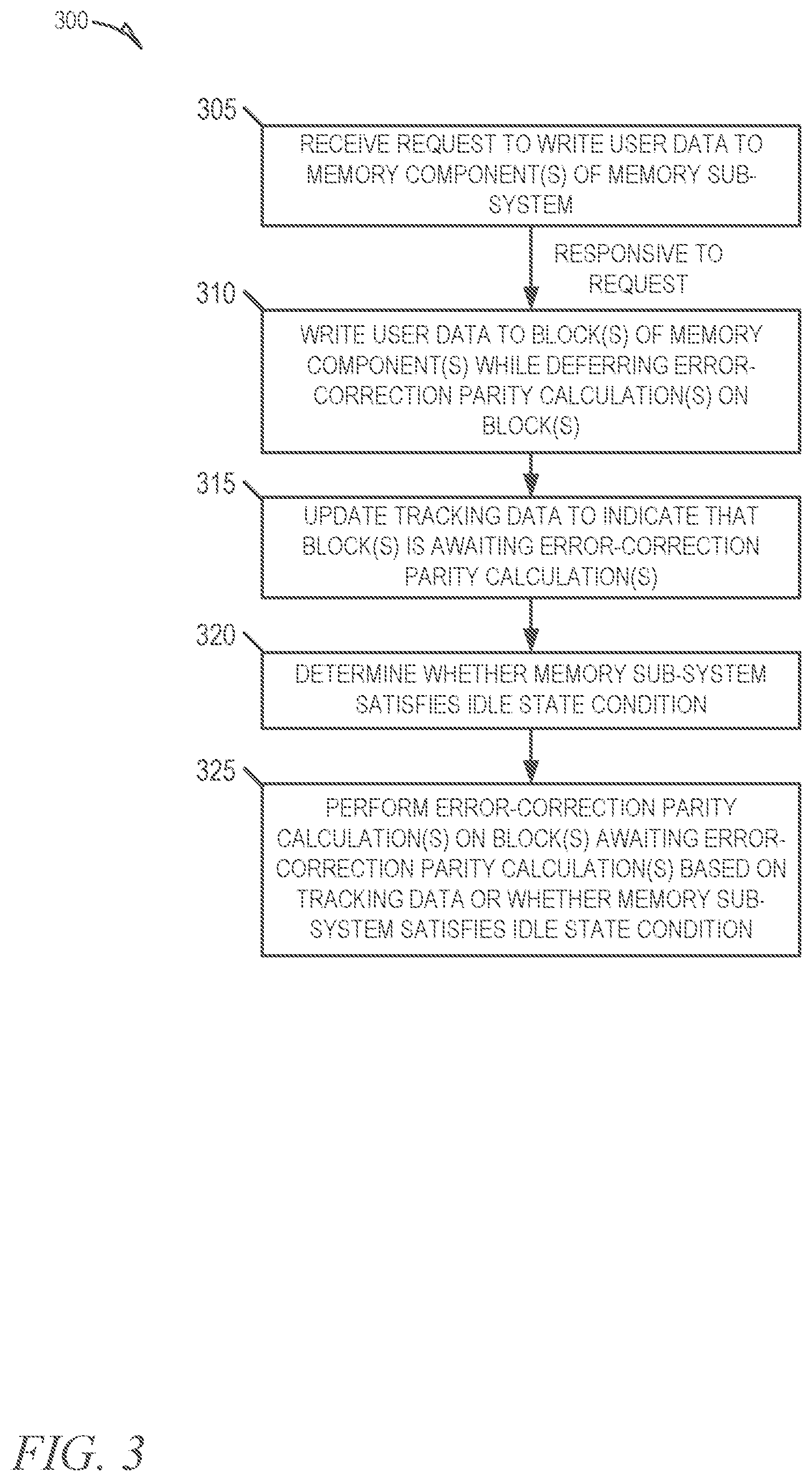 Patent US11775389 Figure 3 – Deferred error-correction parity calculations