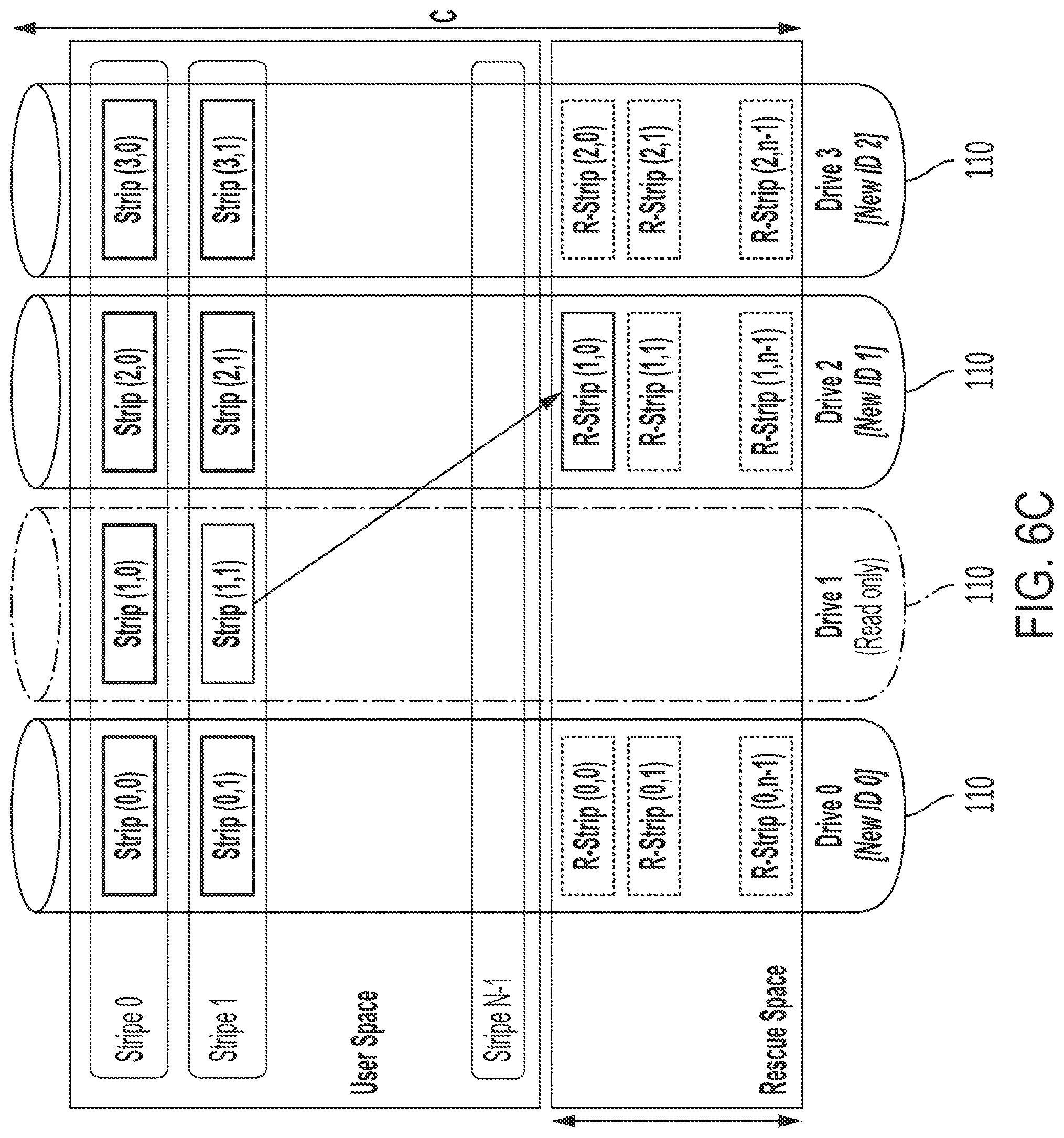Patent US11775391 Figure 13 – RAID system with fault resilient storage devices