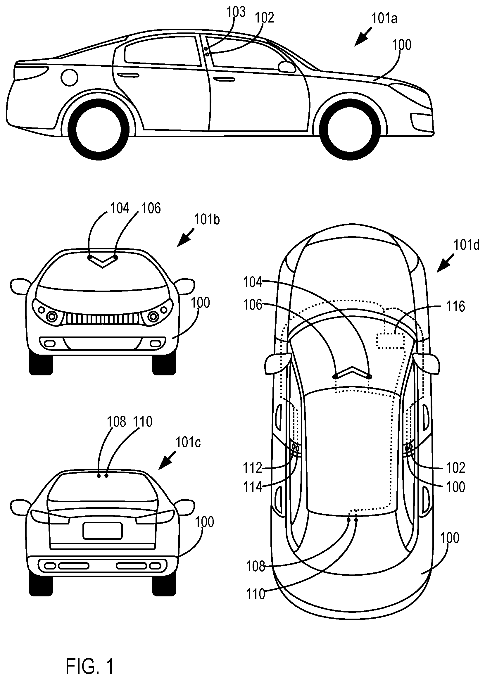 Patent US11775400 Figure 1 – Redundant processing fabric for autonomous vehicles