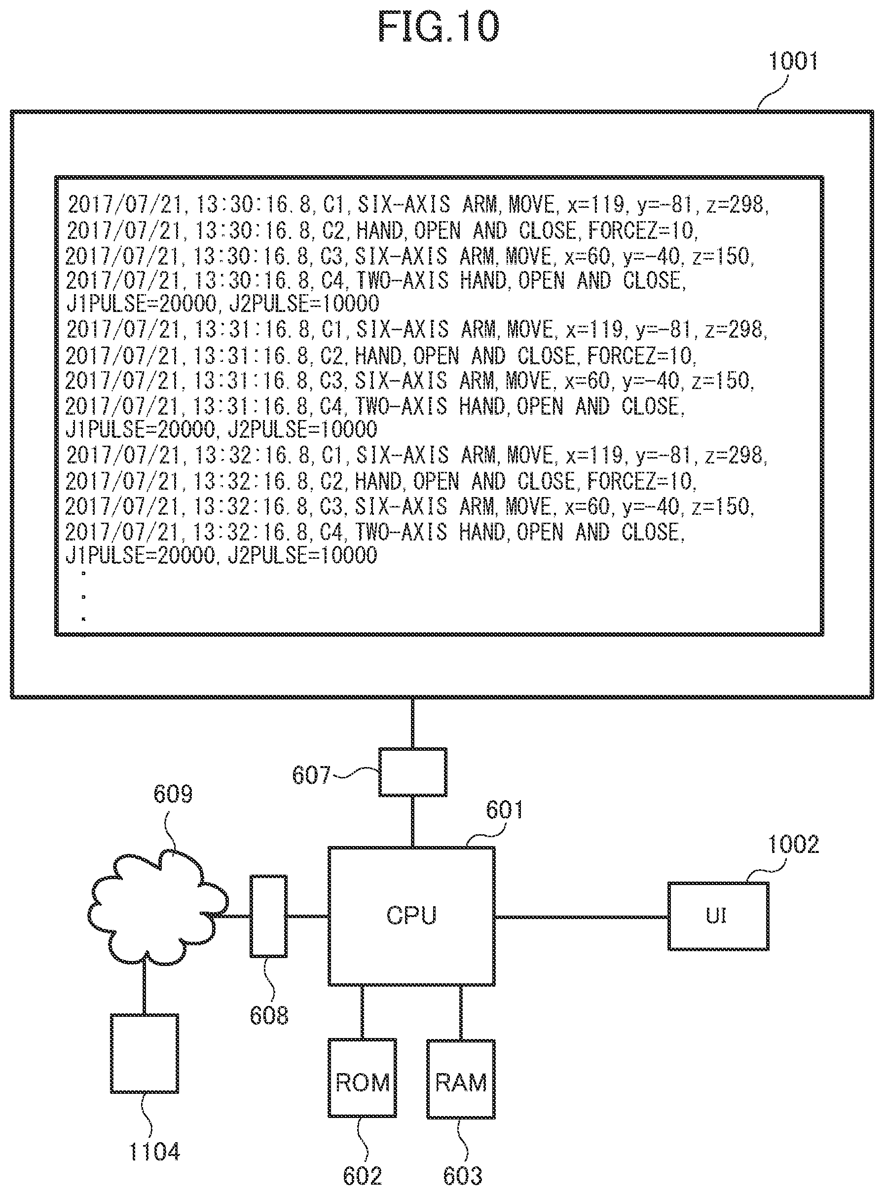 Patent US11775413 Figure 10 – Information processing system and information processing method