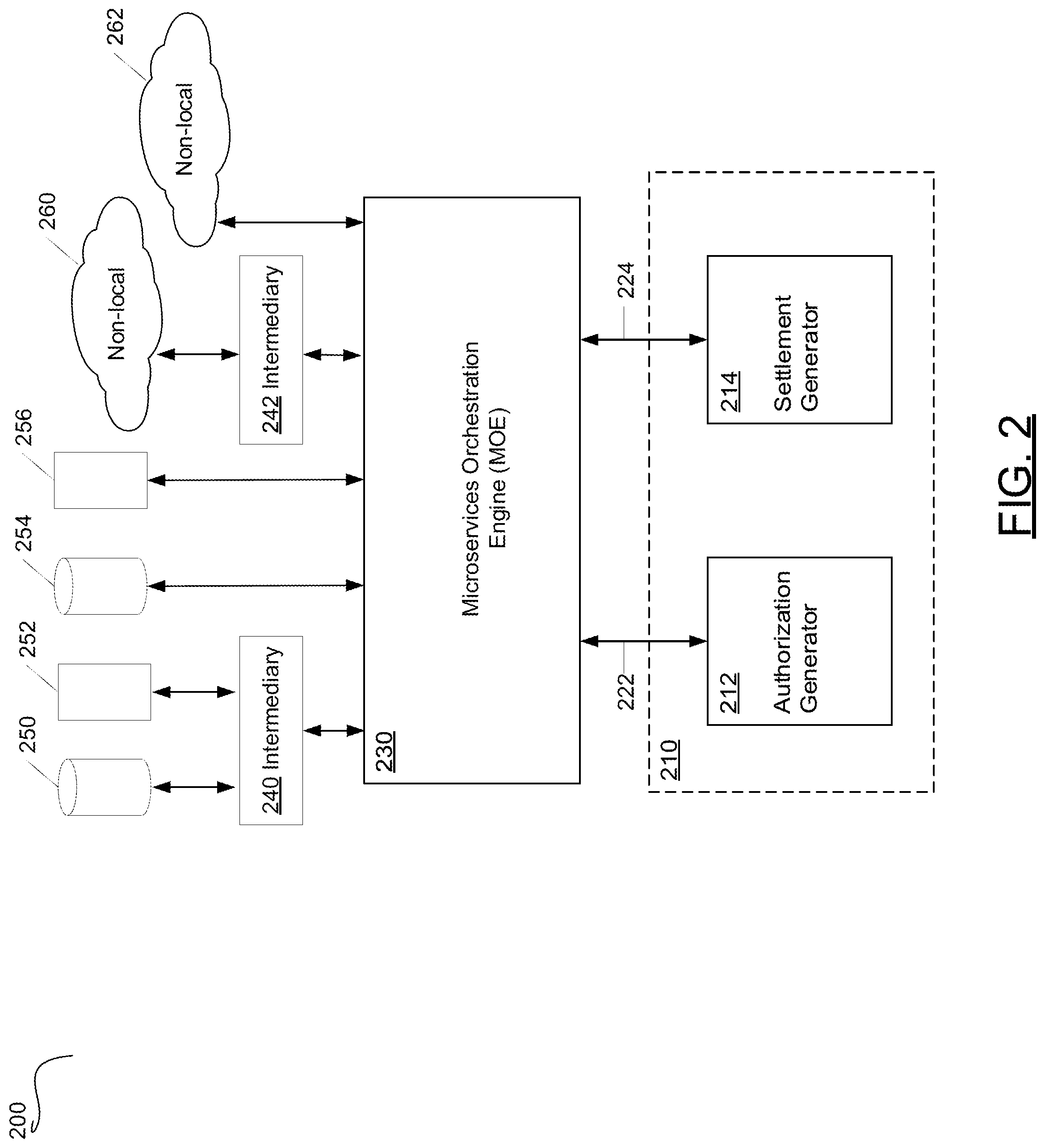Patent US11775420 Figure 2 – Methods, systems, and media for accessing data from a settlement file