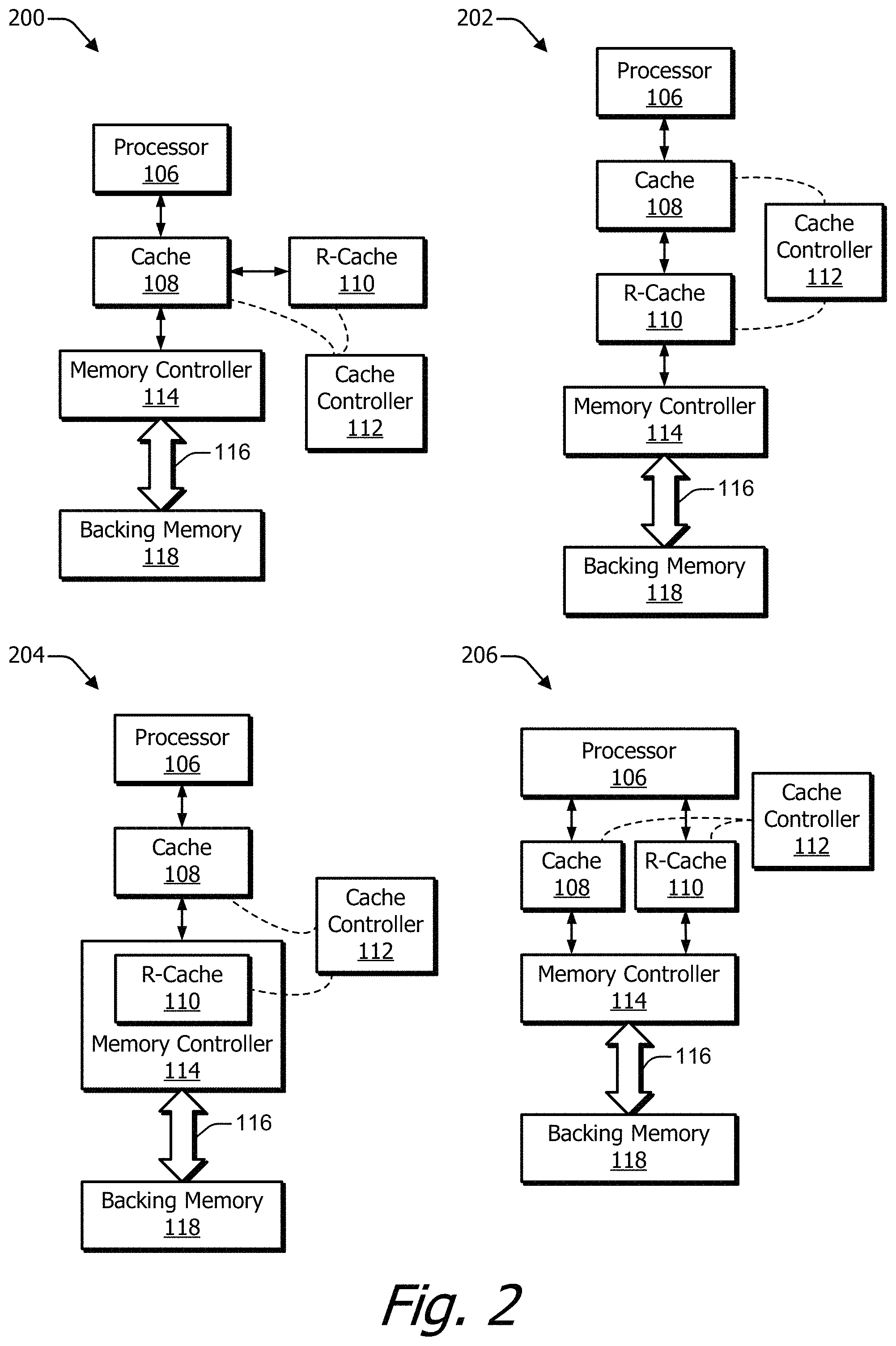 Patent US11775431 Figure 2 – Cache memory with randomized eviction