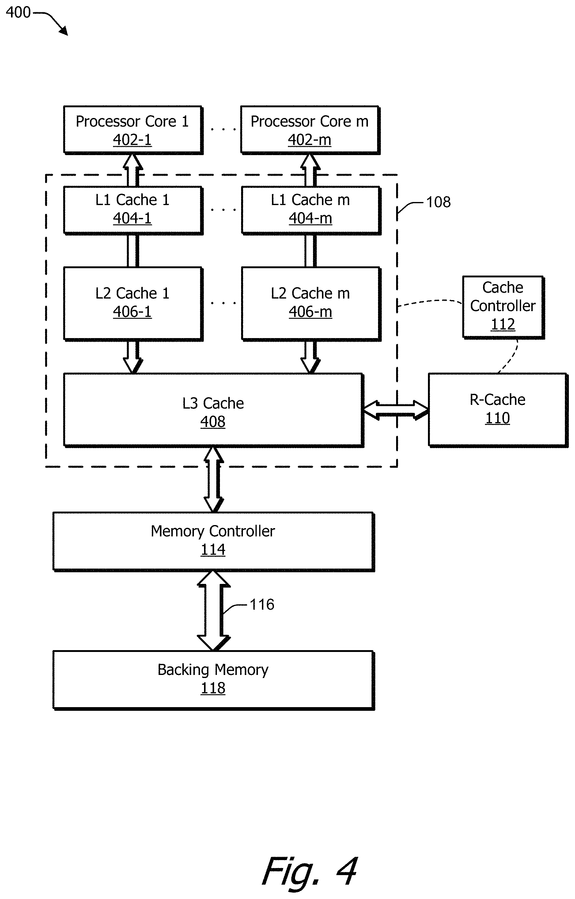 Patent US11775431 Figure 4 – Cache memory with randomized eviction