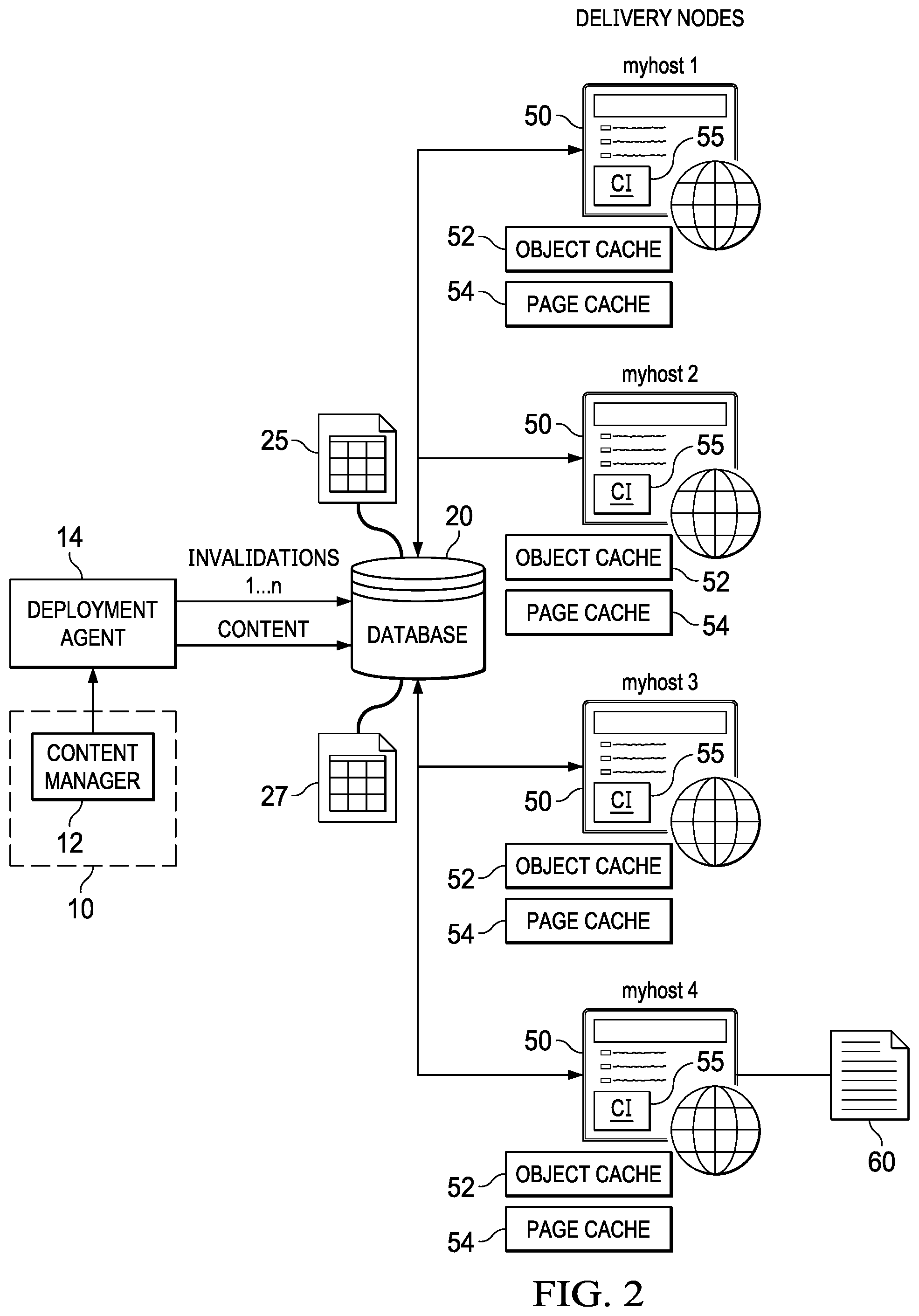 Patent US11775436 Figure 2 – System and method for broadcast cache invalidation