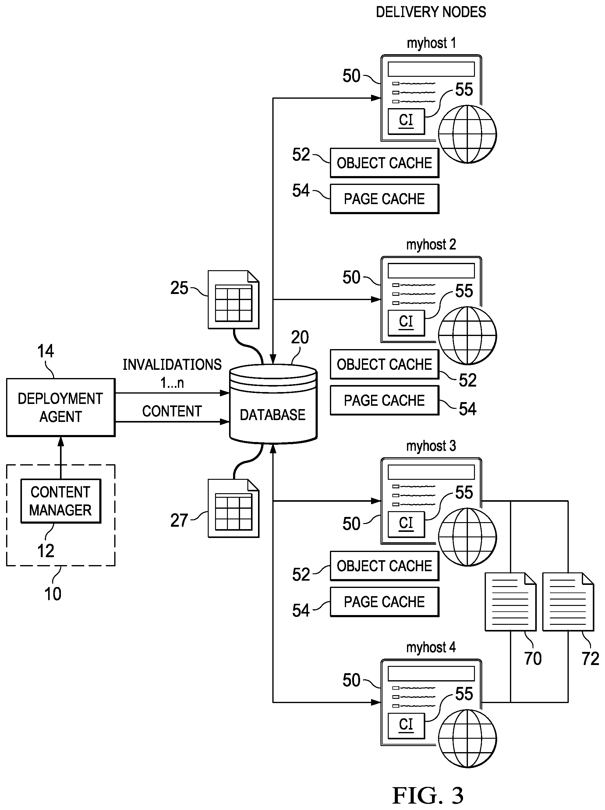 Patent US11775436 Figure 3 – System and method for broadcast cache invalidation