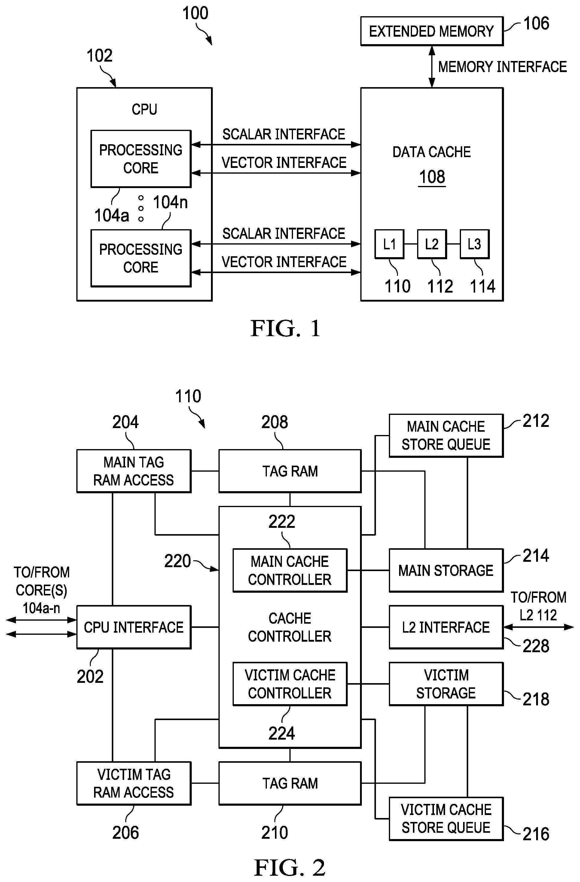 Patent US11775446 Figure 1 – Methods and apparatus to facilitate atomic compare and swap in cache for a coherent level 1 data cache system