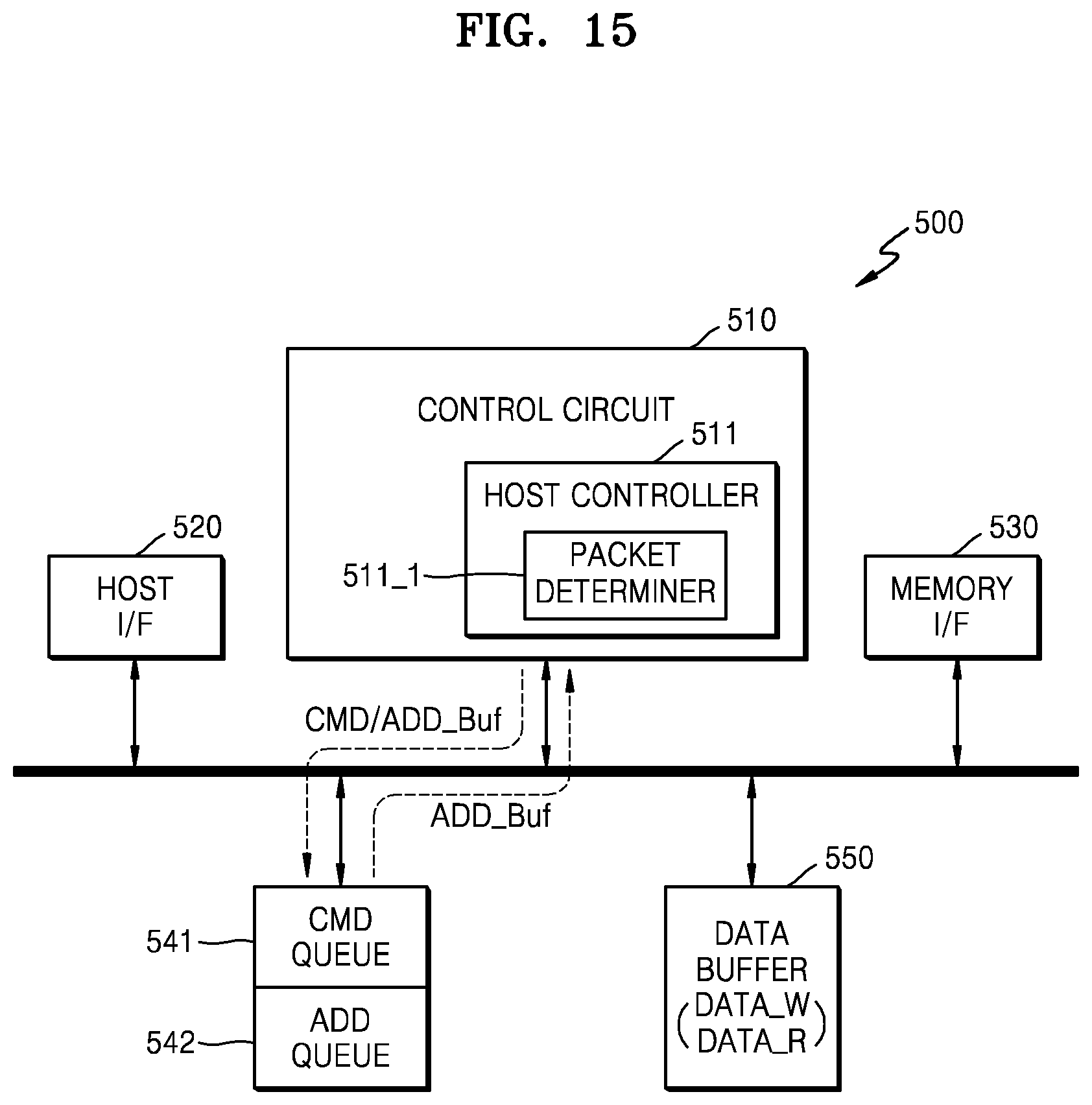 Patent US11775455 Figure 17 – Storage device for interfacing with host and method of operating the host and the storage device