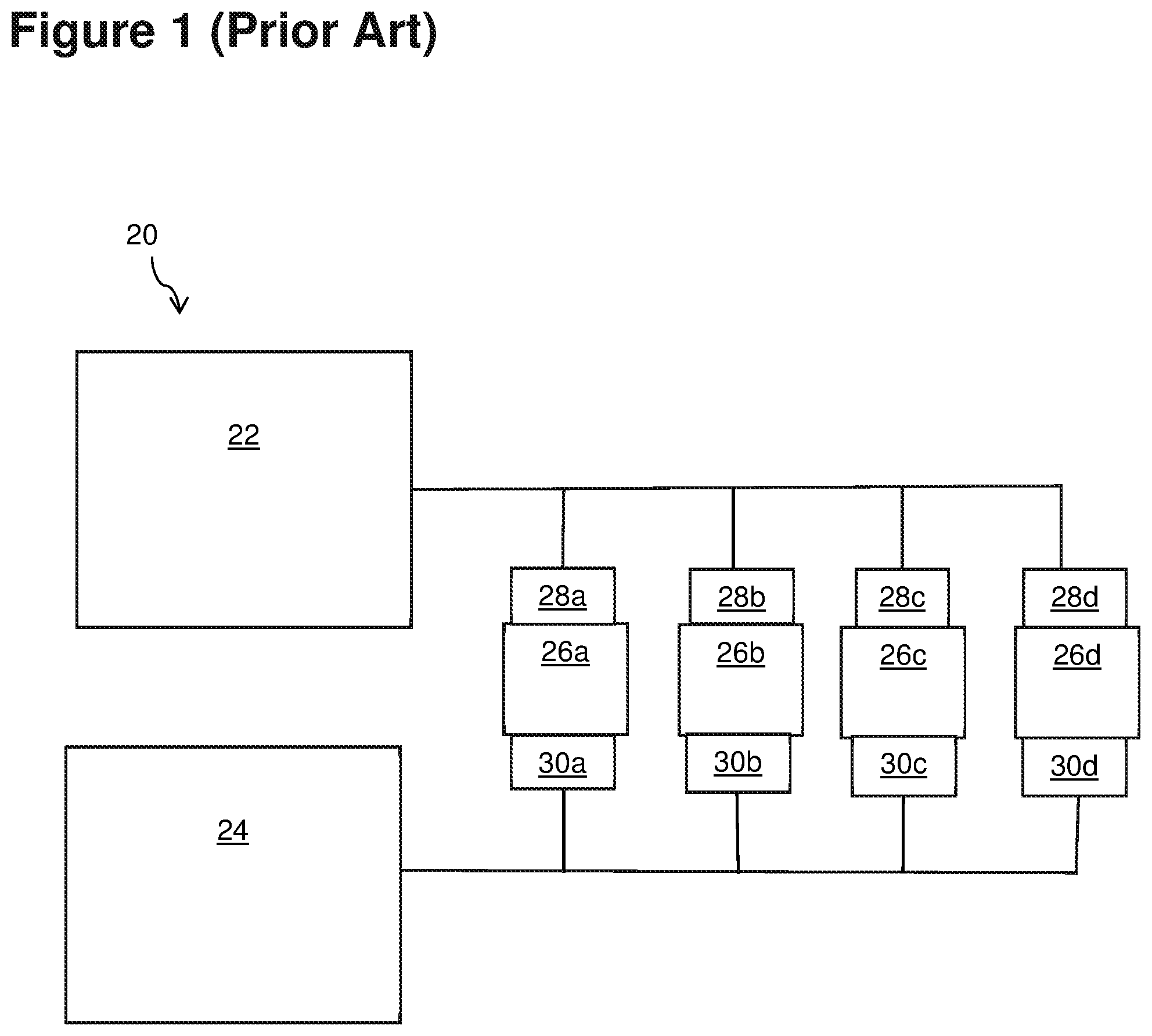 Patent US11775466 Figure 1 – System and methods of restoration for multi-drop communication architectures after short circuit event