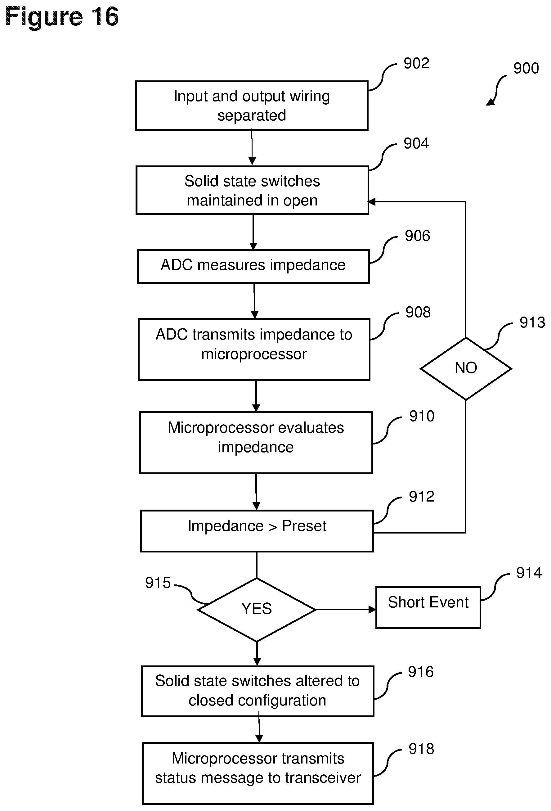 Patent US11775466 Figure 16 – System and methods of restoration for multi-drop communication architectures after short circuit event