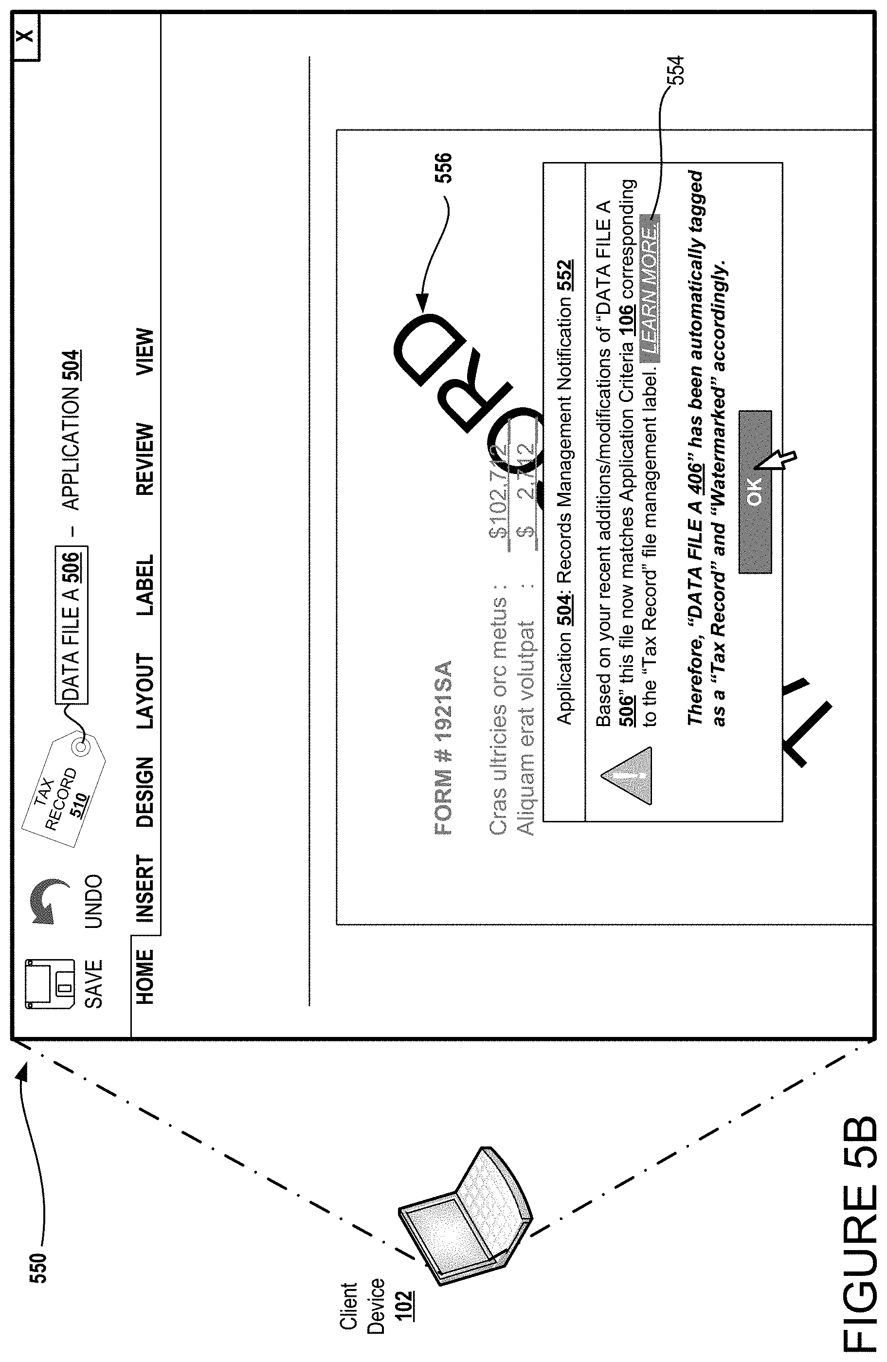 Patent US11775474 Figure 7 – Systems and methods for implementing content aware file management labeling
