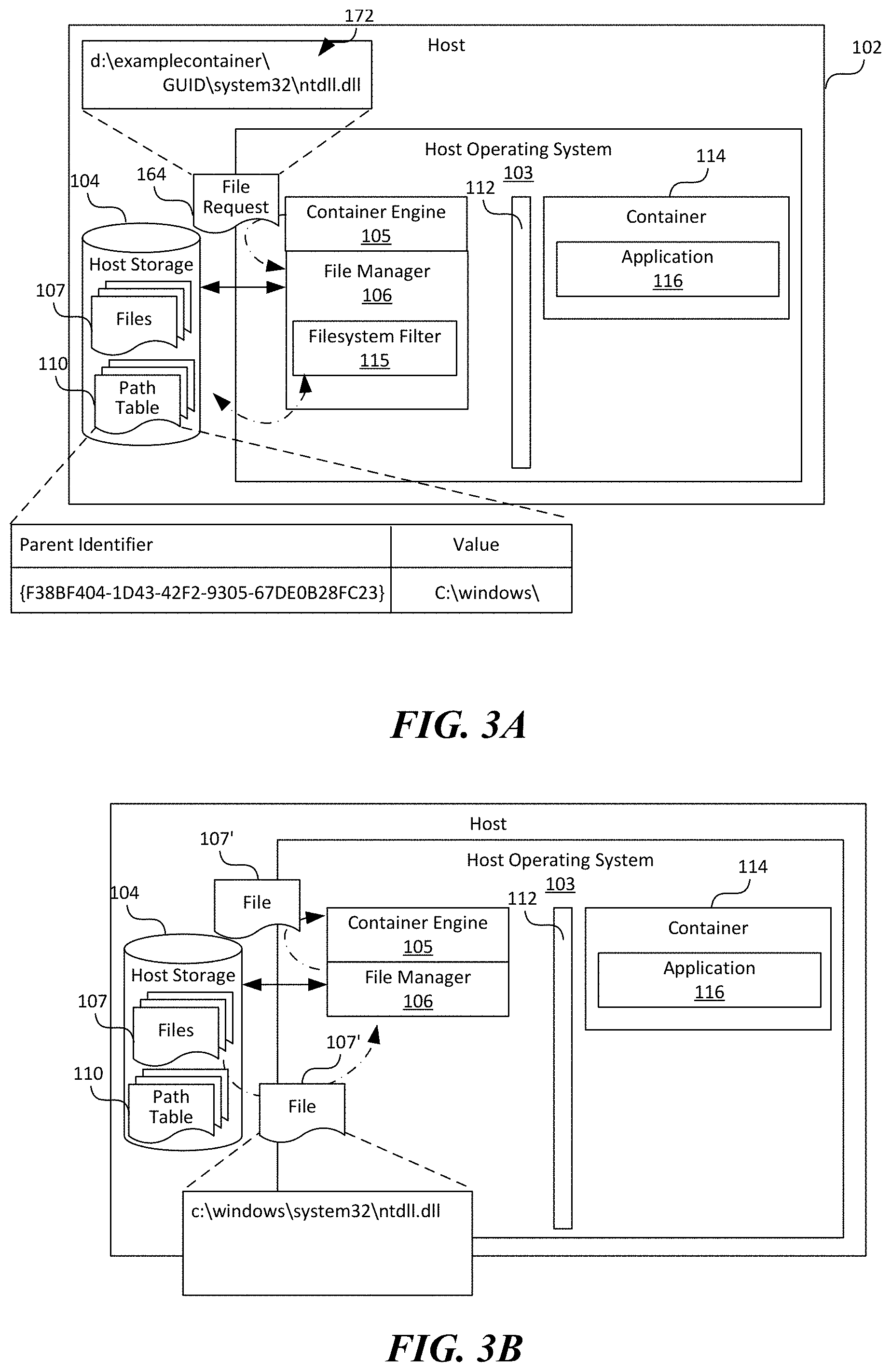 Patent US11775475 Figure 4 – Deferred path resolution during container deployment