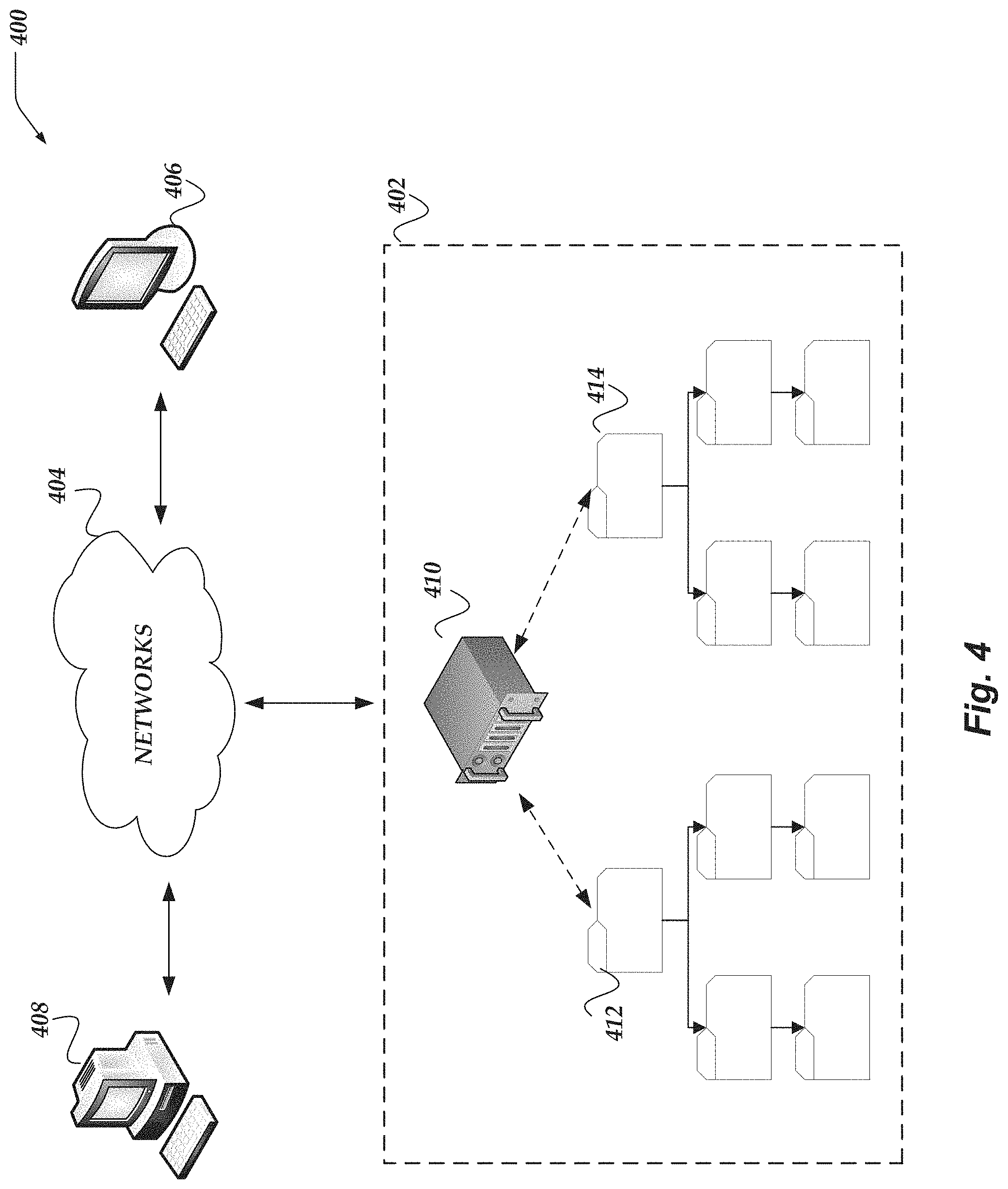 Patent US11775481 Figure 4 – User interfaces for managing distributed file systems