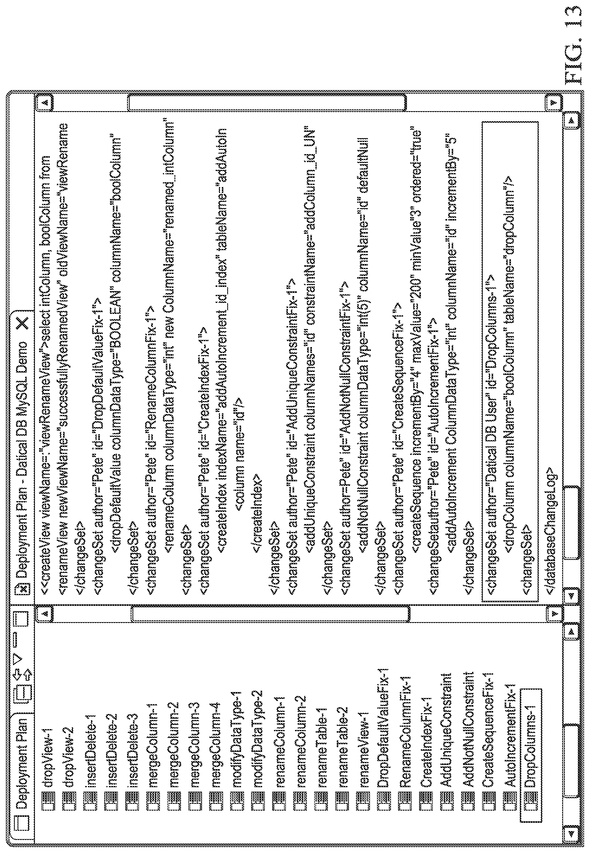 Patent US11775486 Figure 16 – System, method and computer program product for database change management