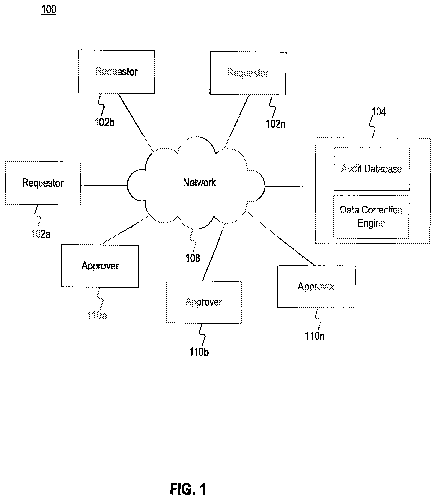 Patent US11775498 Figure 1 – Accelerated system and method for providing data correction