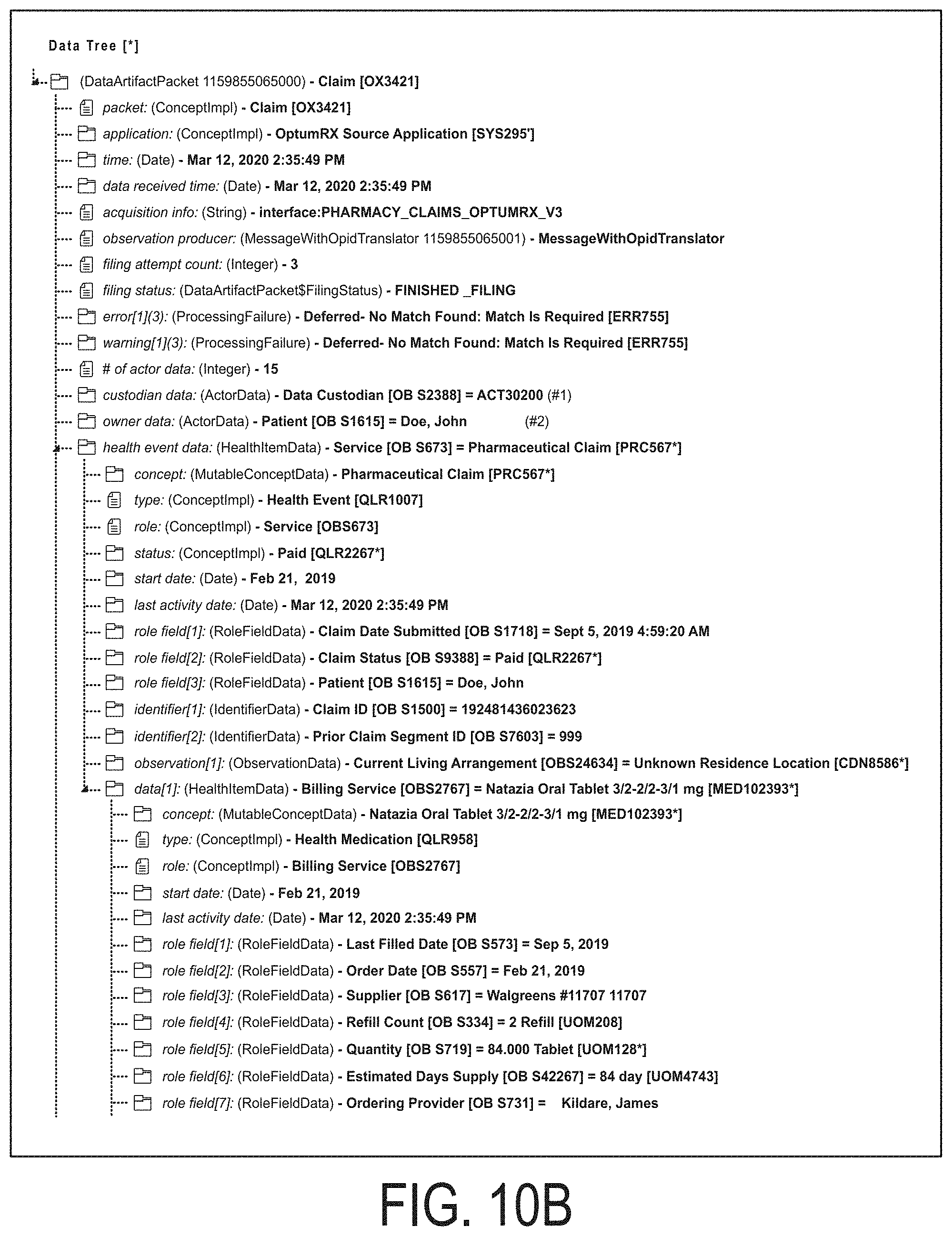 Patent US11775505 Figure 14 – Managing data objects for graph-based data structures