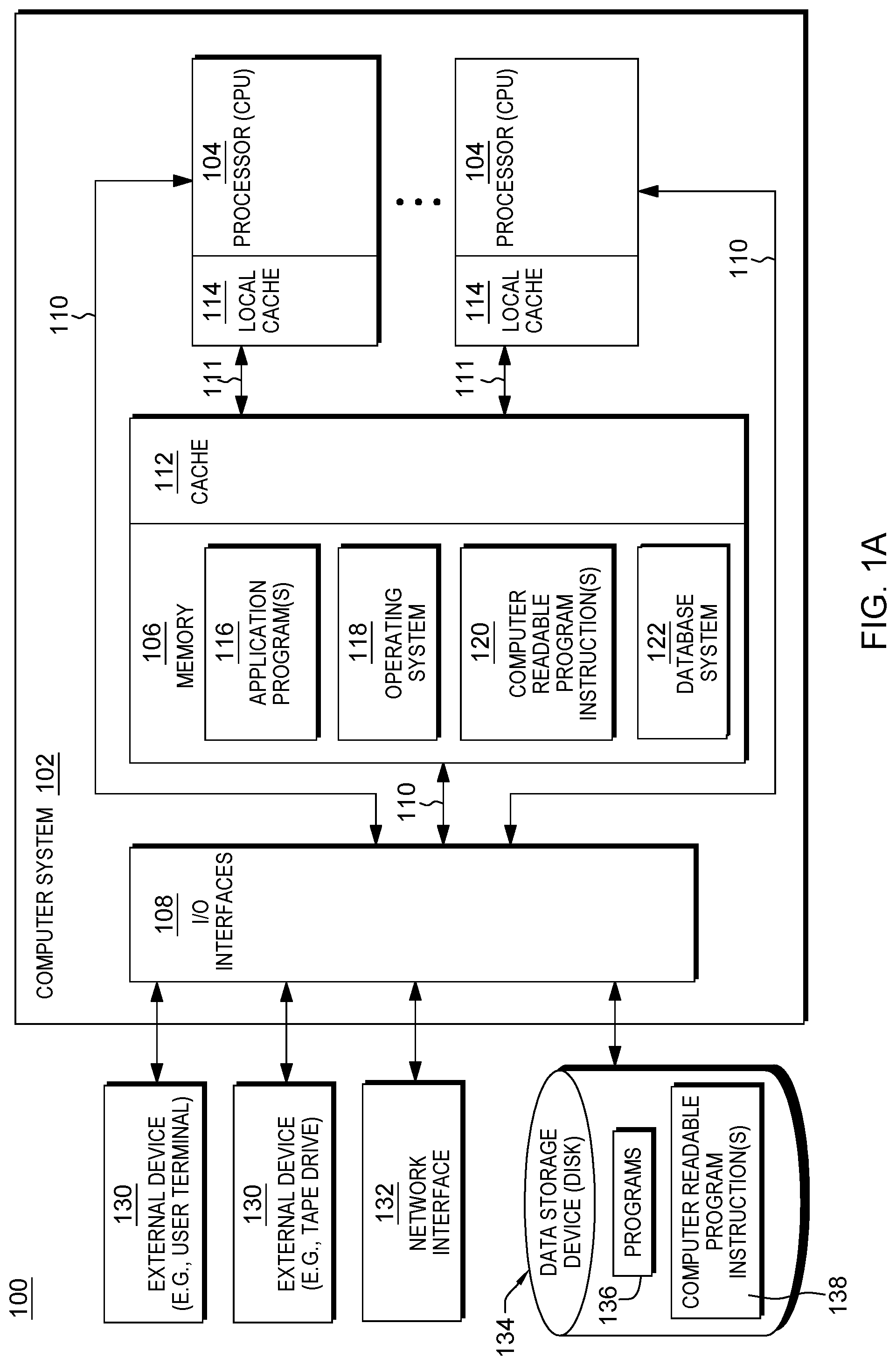 Patent US11775516 Figure 1 – Machine-learning-based, adaptive updating of quantitative data in database system