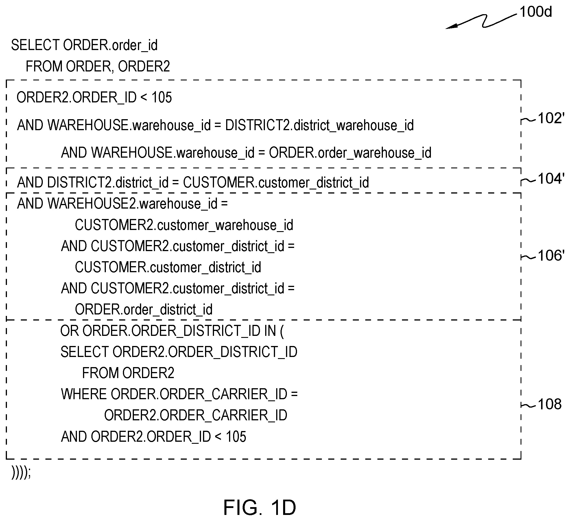 Patent US11775517 Figure 4 – Query content-based data generation