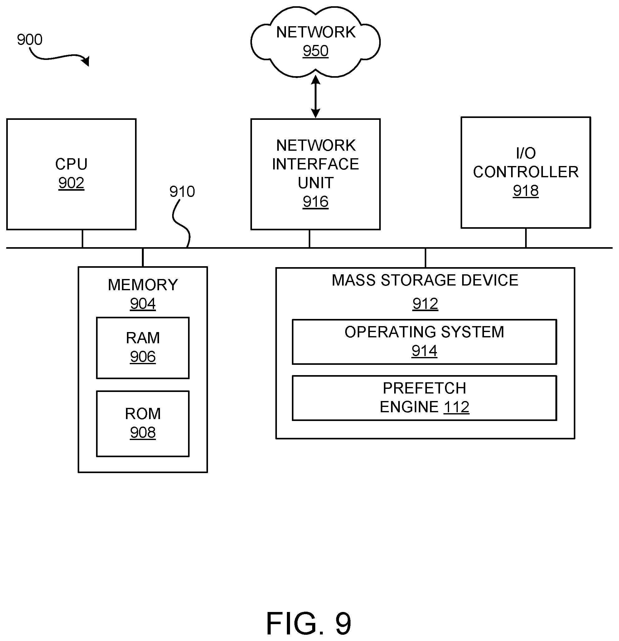Patent US11775518 Figure 9 – Asynchronous predictive caching of content listed in search results