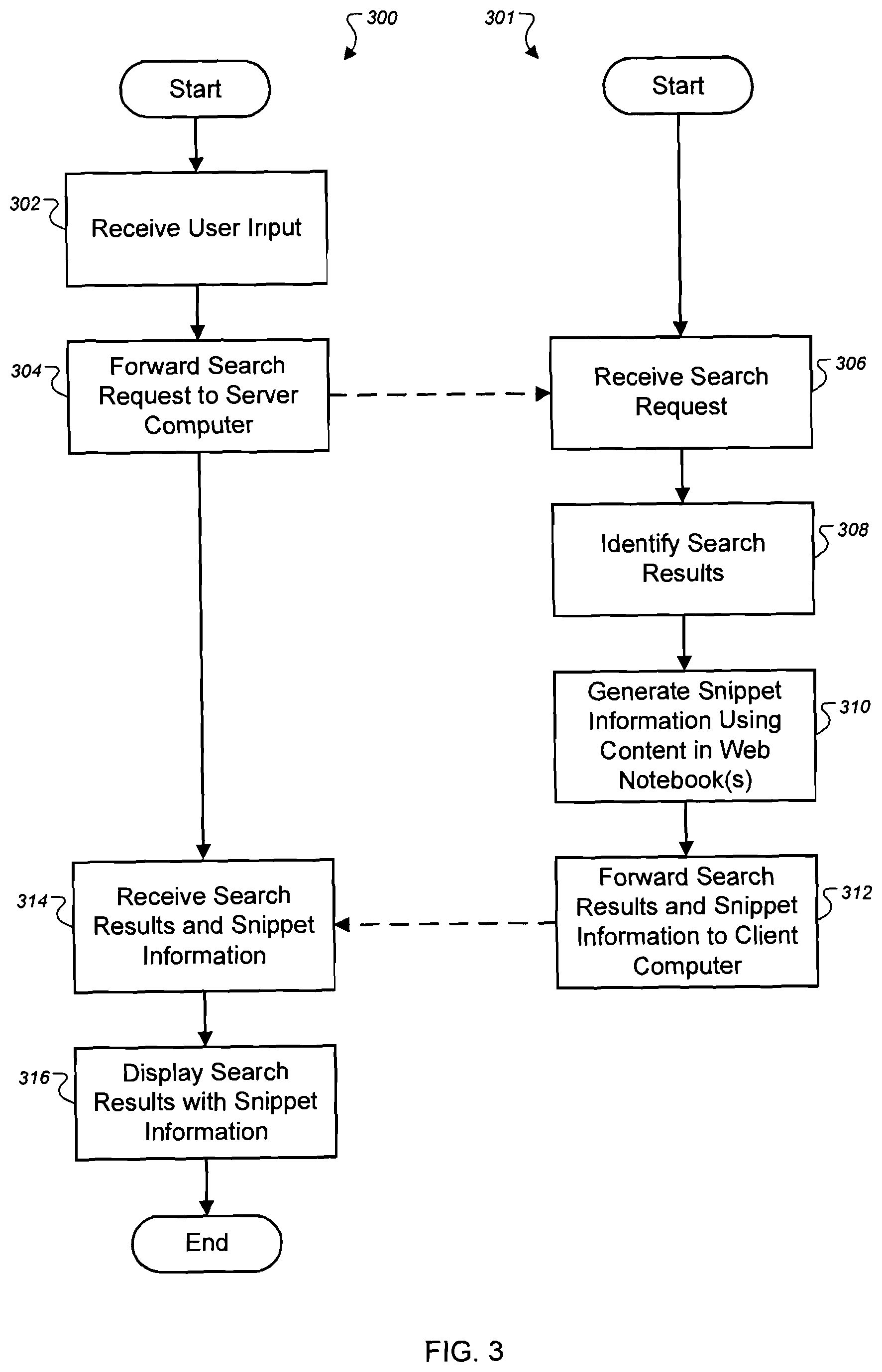 Patent US11775535 Figure 3 – Presenting search result information