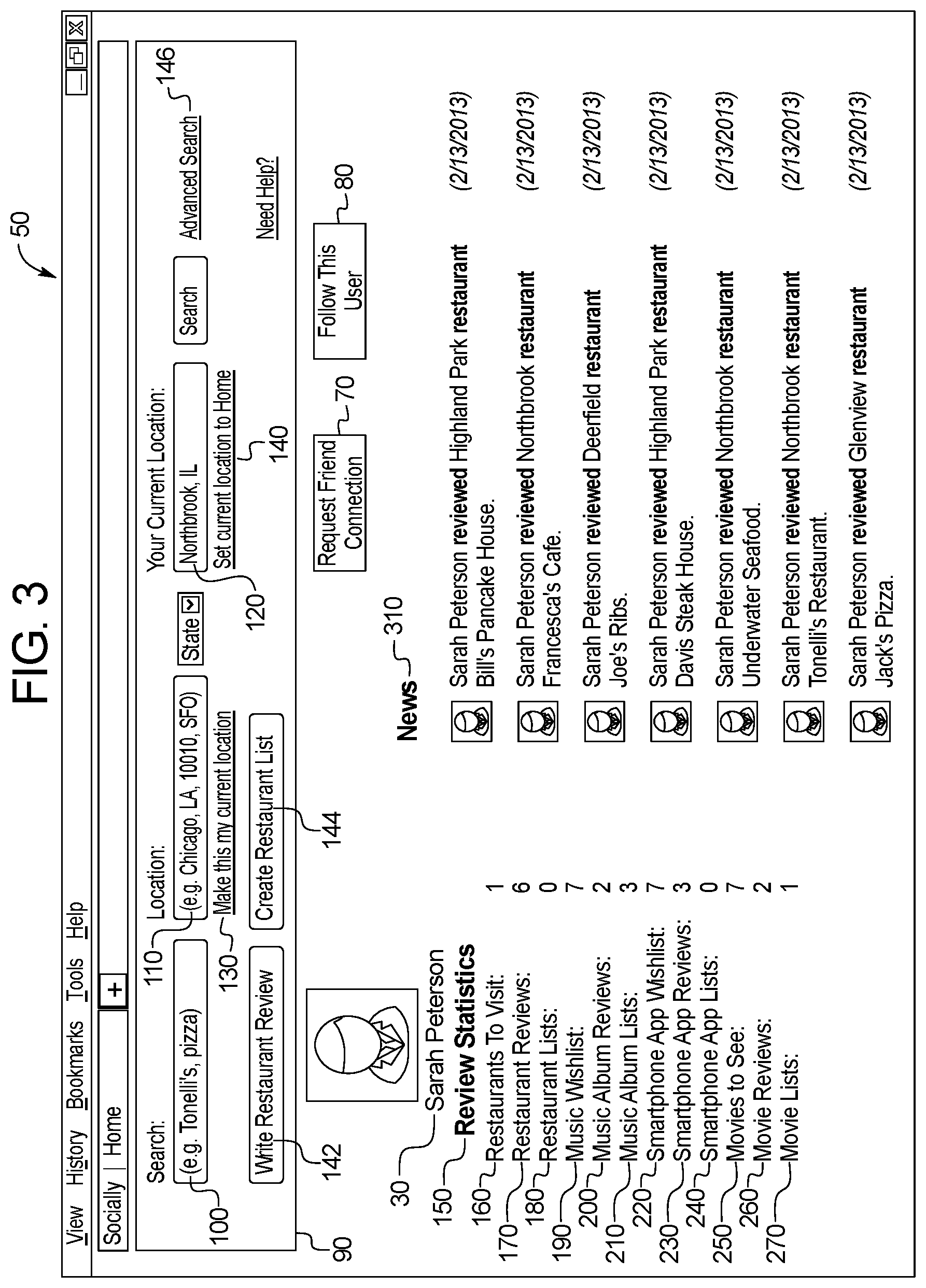 Patent US11775539 Figure 3 – Systems and methods for providing a review platform