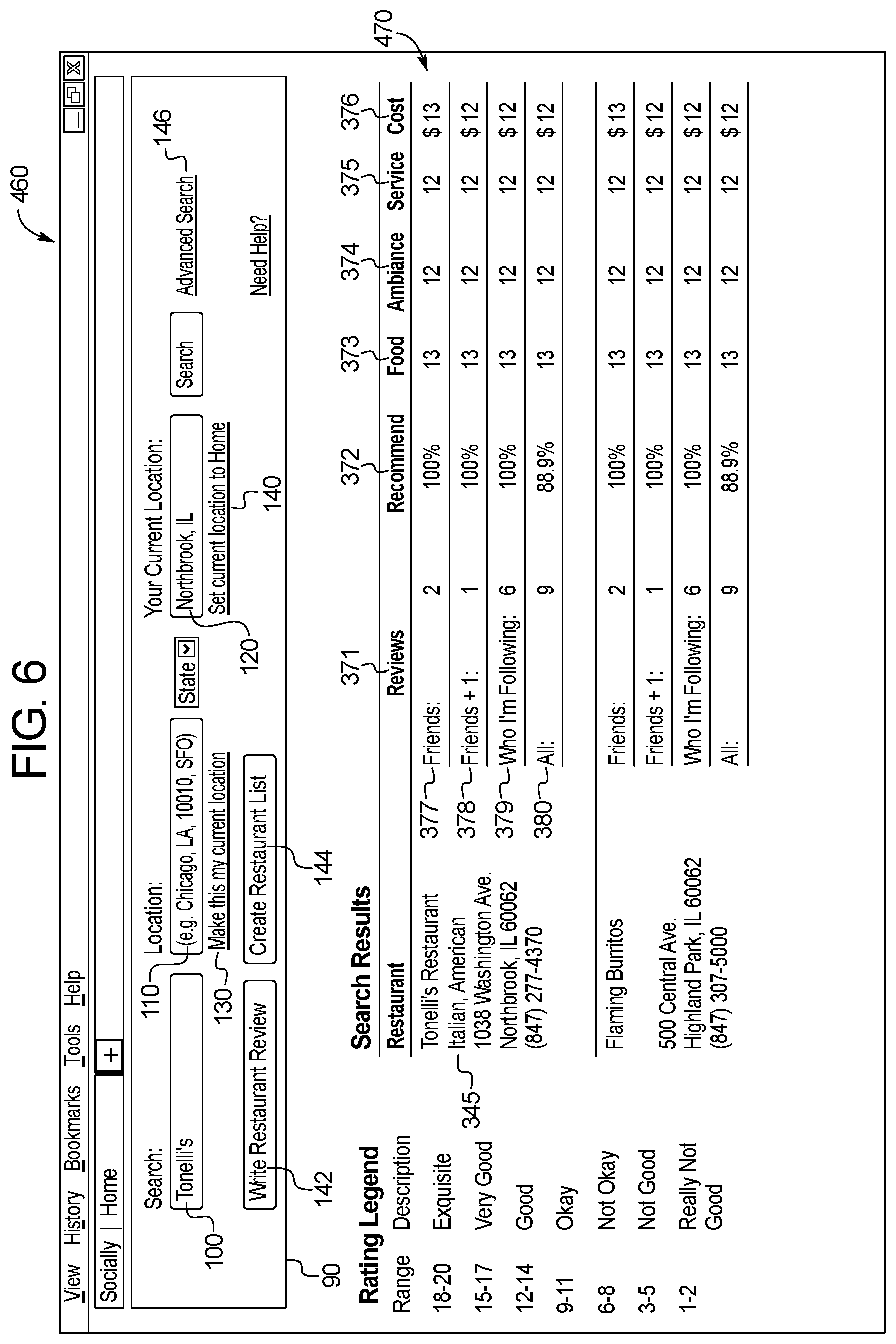 Patent US11775539 Figure 6 – Systems and methods for providing a review platform