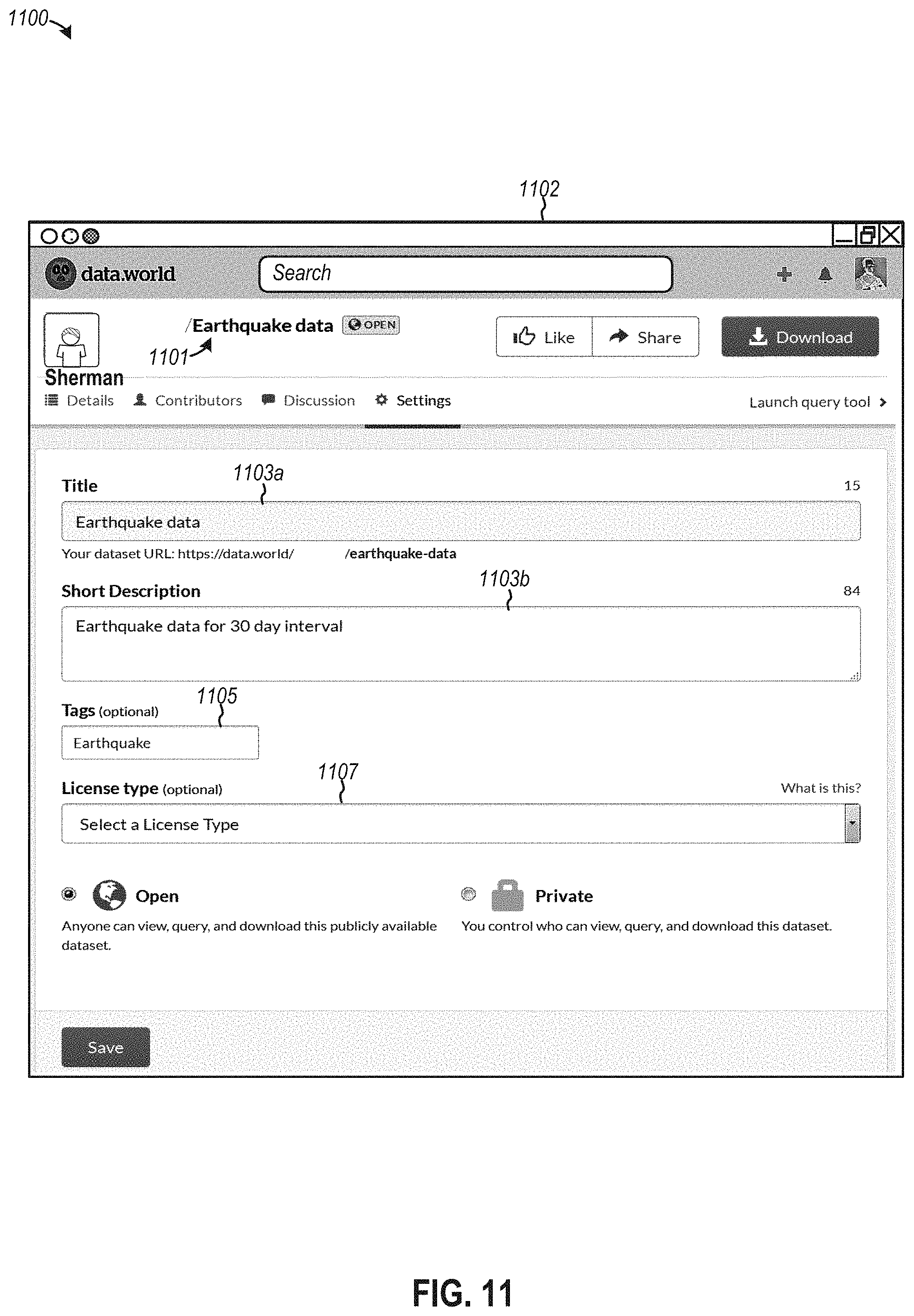 Patent US11775547 Figure 12 – Computerized tools to discover, form, and analyze dataset interrelations among a system of networked collaborative datasets