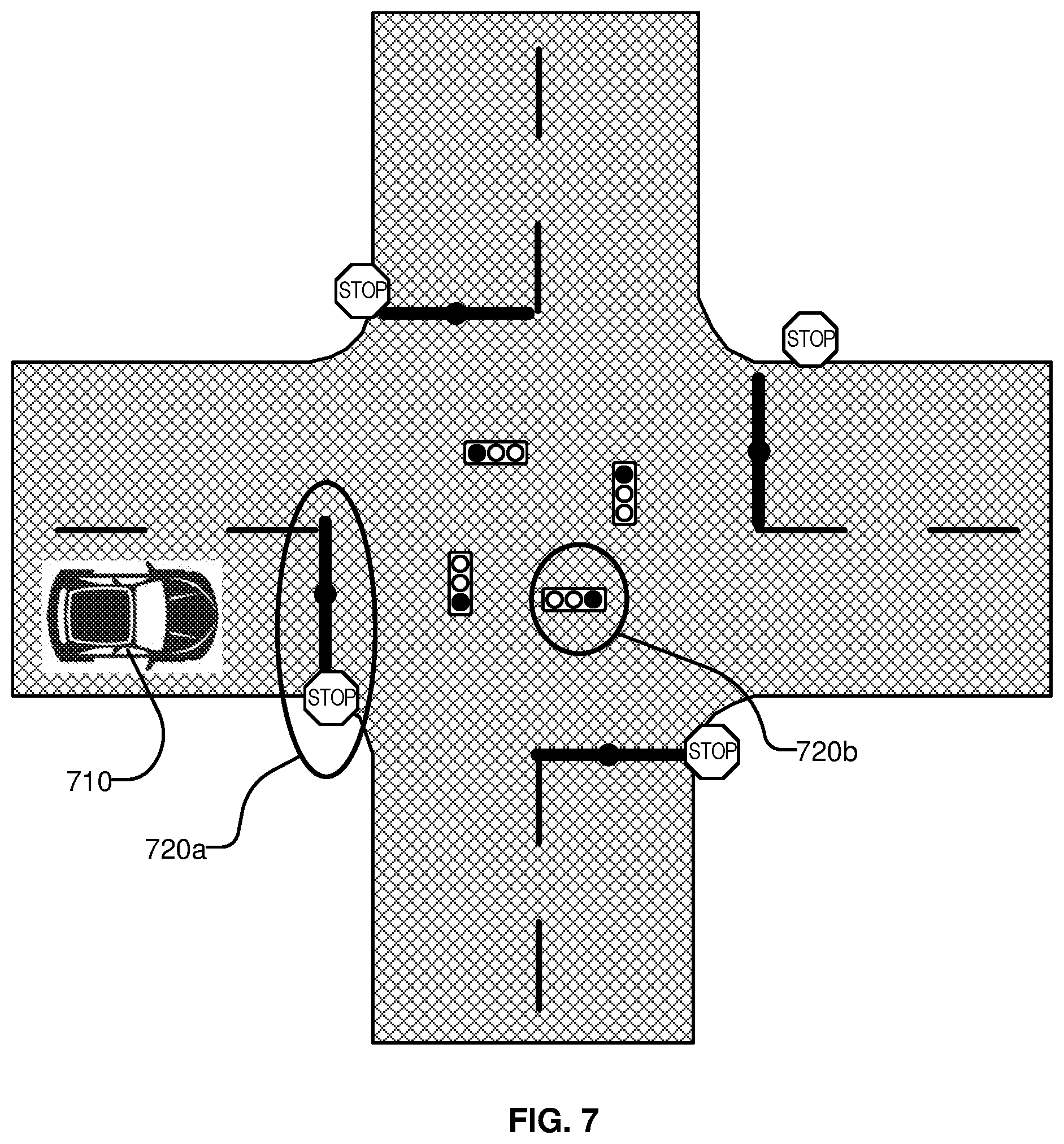 Patent US11775570 Figure 7 – High definition map and route storage management system for autonomous vehicles