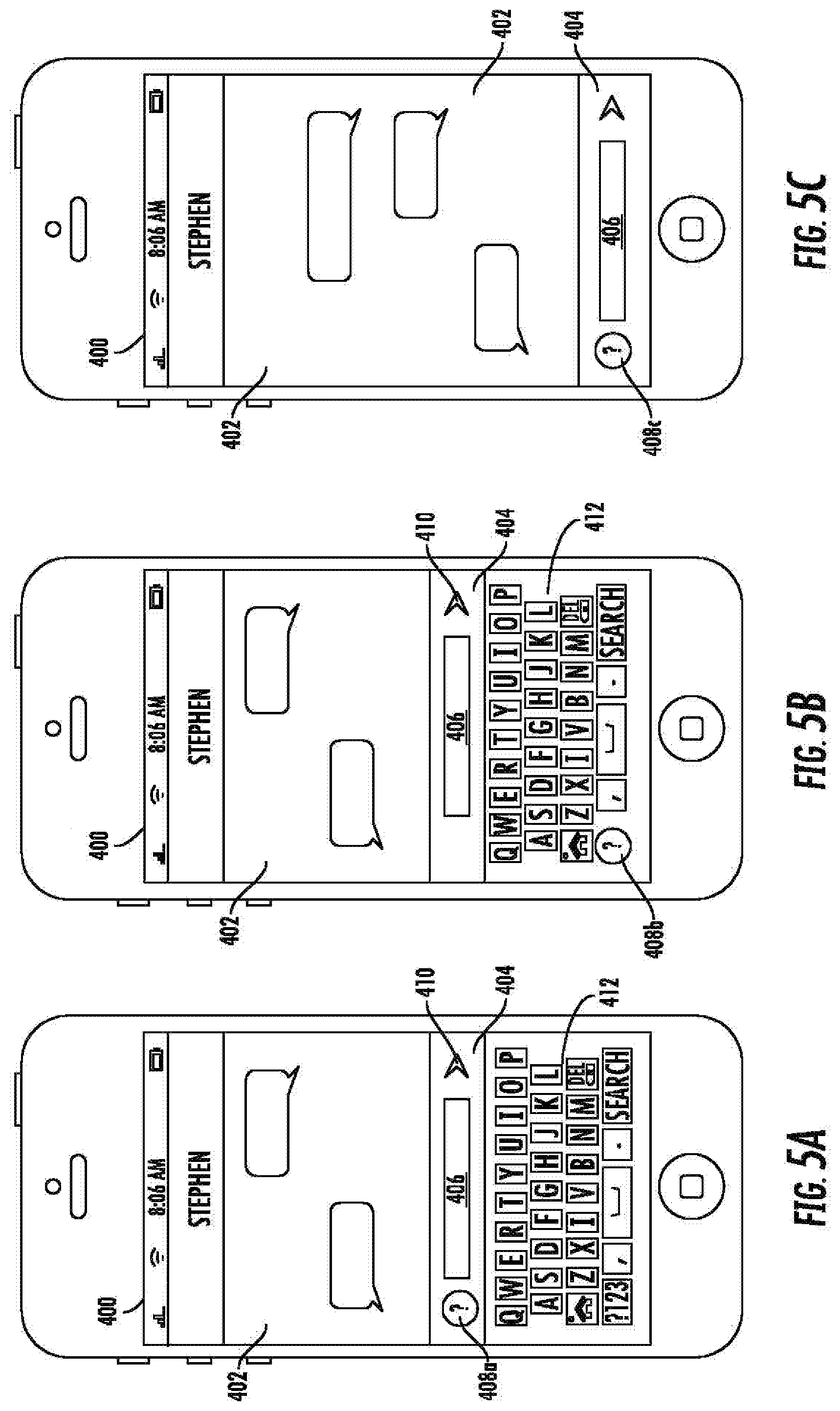 Patent US11775575 Figure 9 – Systems and methods of performing searches within a text input application